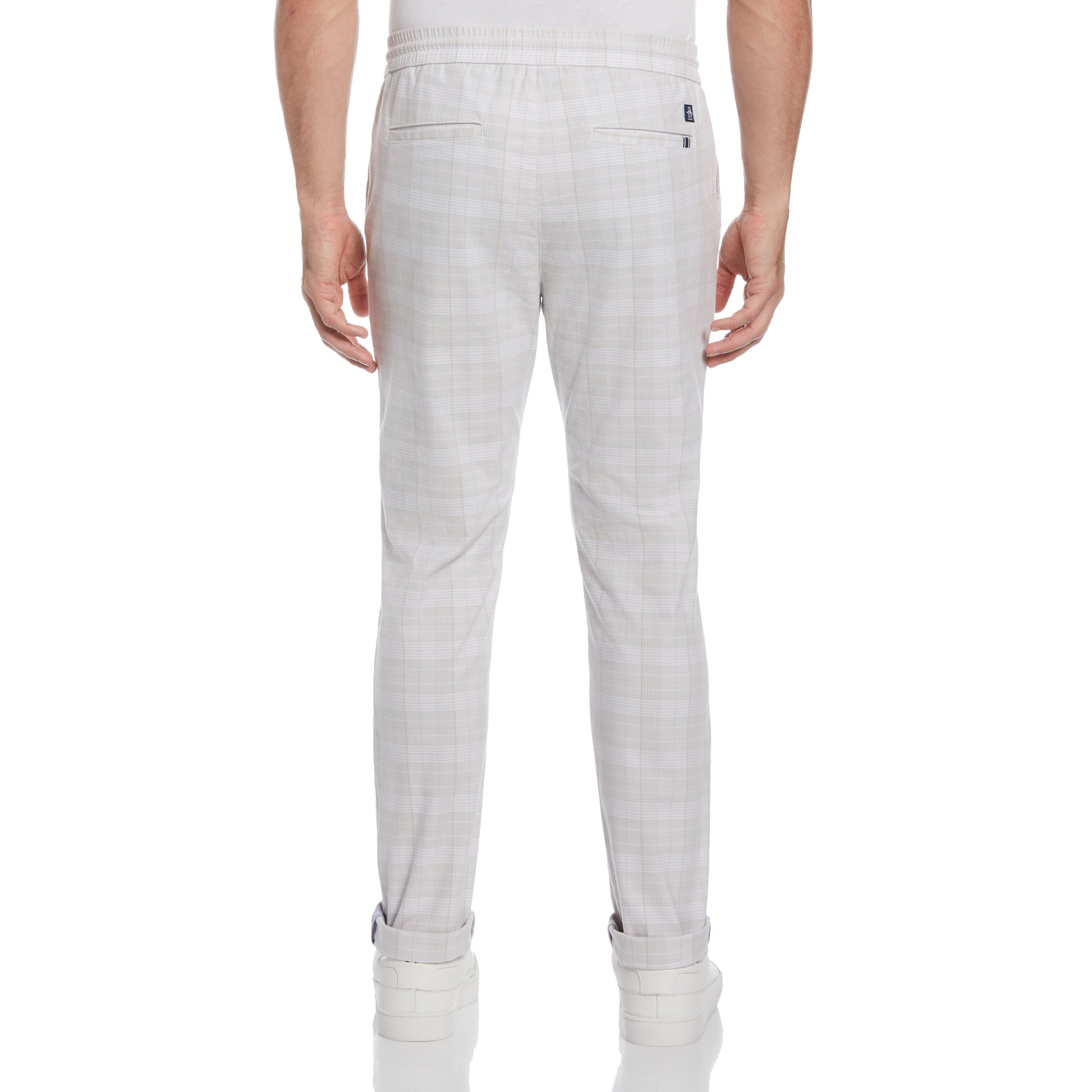 Slim Fit Plaid Drawstring Pant sold by Original Penguin product image thumbnail 2