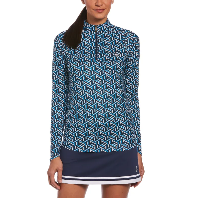 Women's Geo Printed Tennis Sun Protection sold by Original Penguin