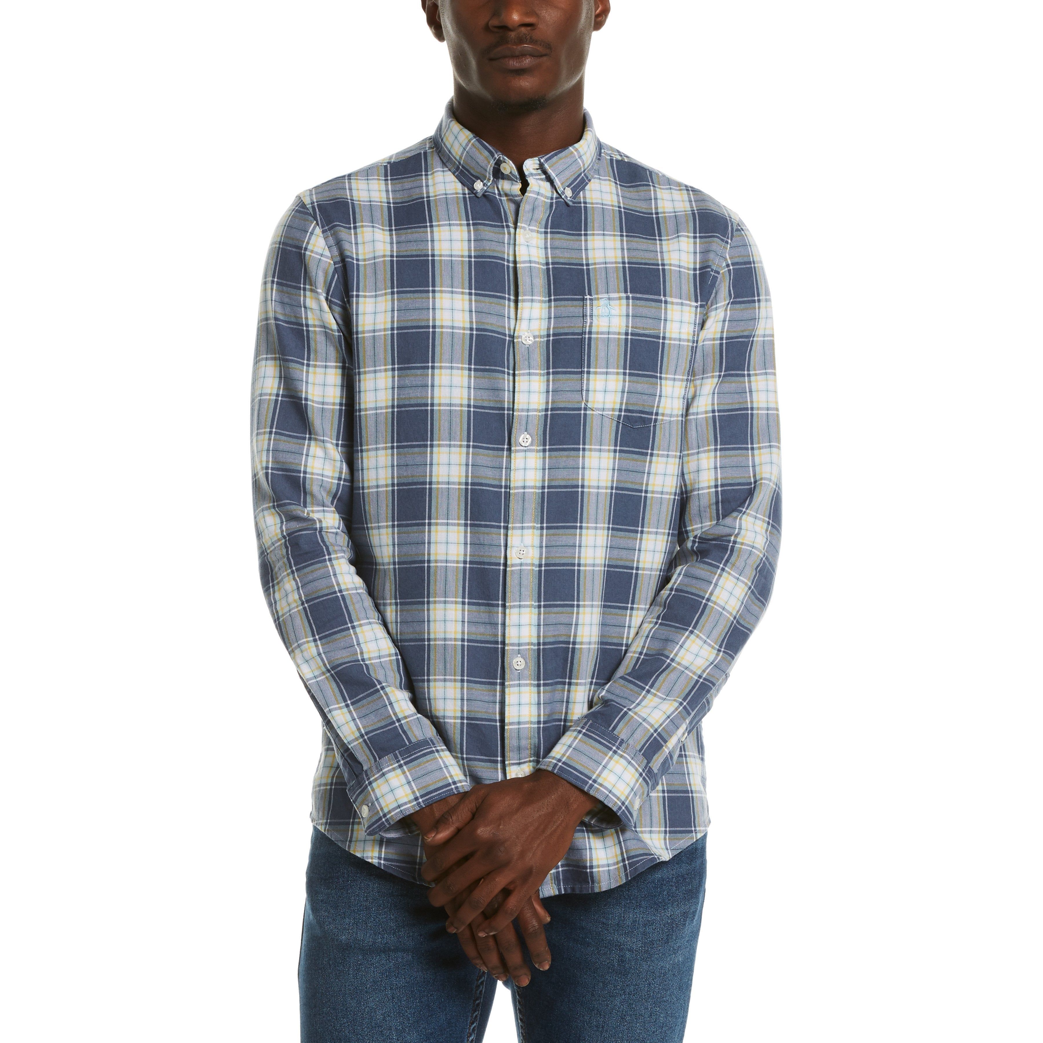 Blue Plaid Shirt sold by Original Penguin