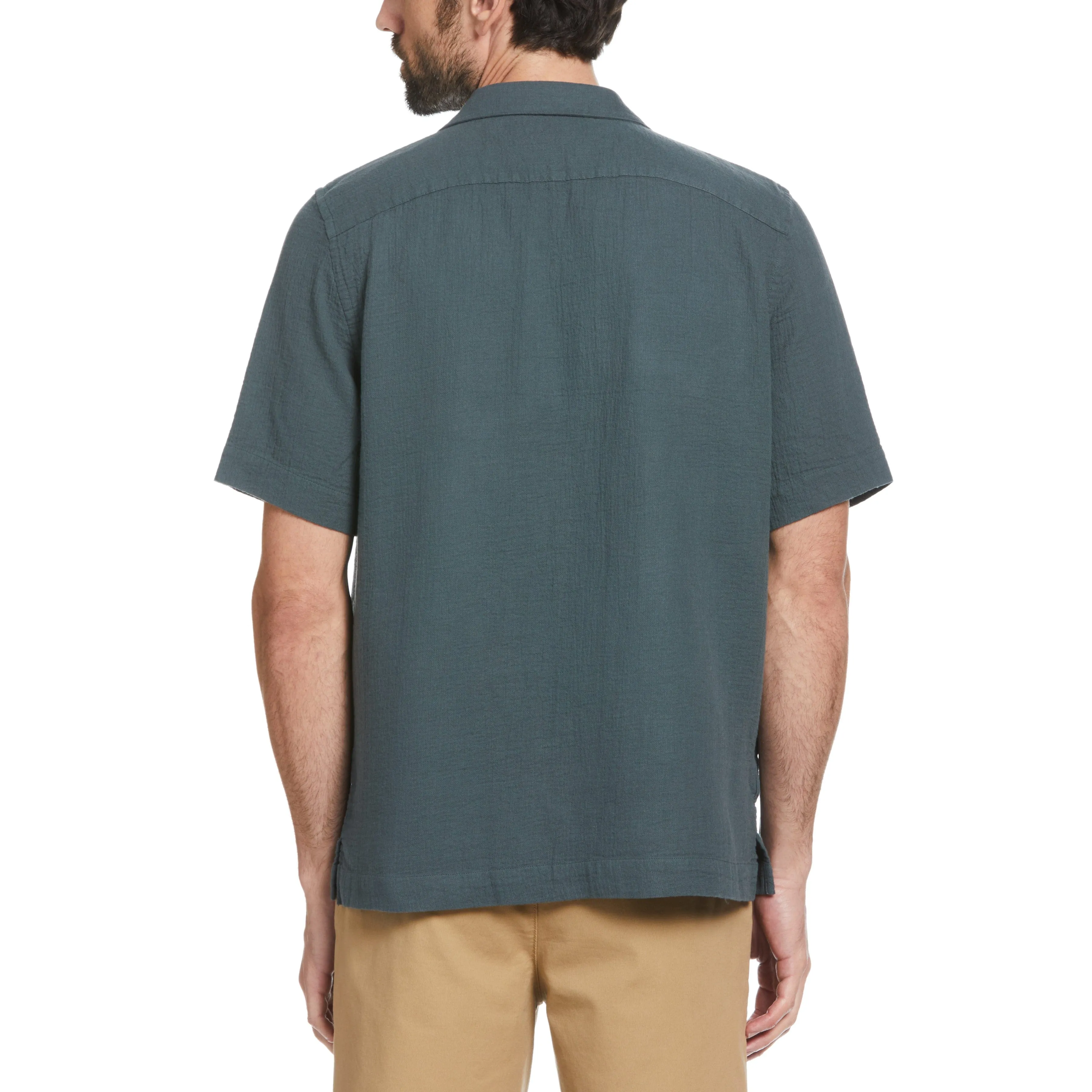 Gauze Tonal Camp Collar Shirt sold by Original Penguin product image thumbnail 2