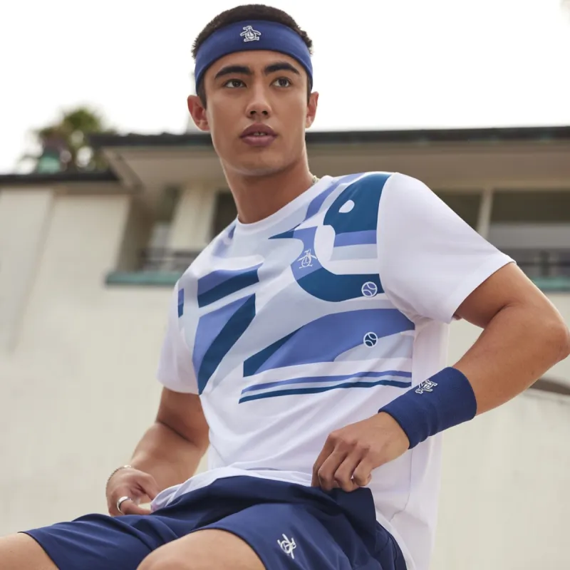 Performance Abstract Tennis Tee sold by Original Penguin