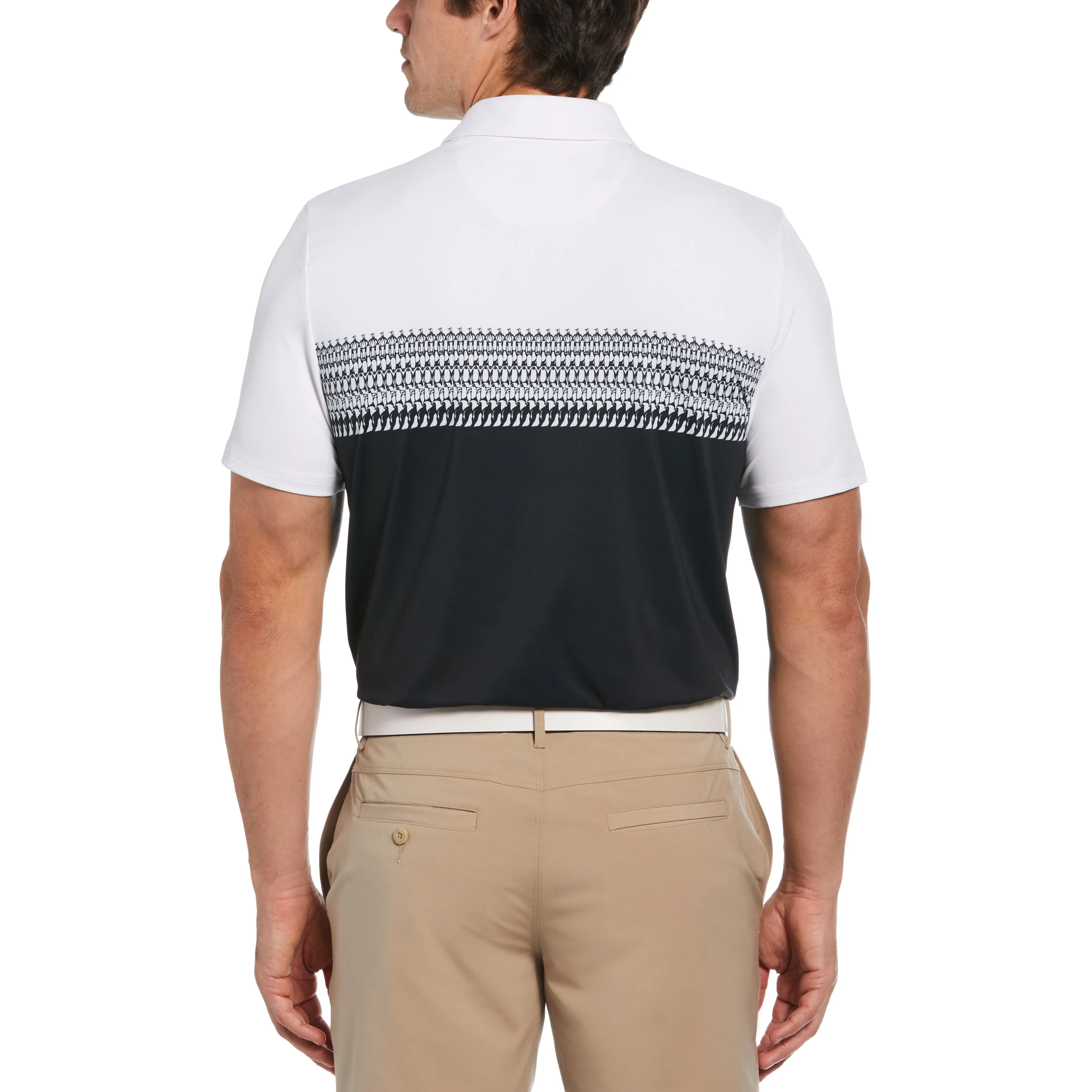 Penguin Stripe Block Print Golf Polo sold by Original Penguin product image thumbnail 2