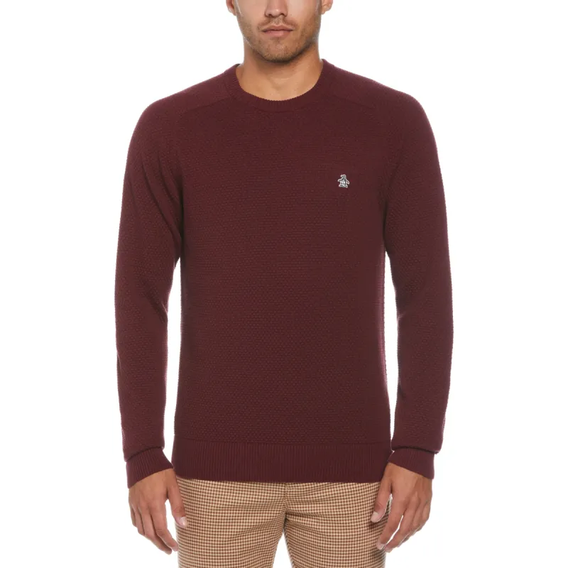 Bubble Stitch Sweater sold by Original Penguin