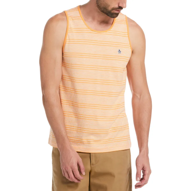 Cotton Slub Striped Tank sold by Original Penguin