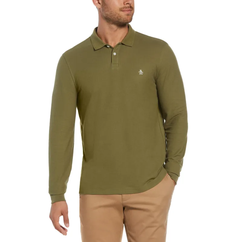 Long Sleeve Pique Polo sold by Original Penguin