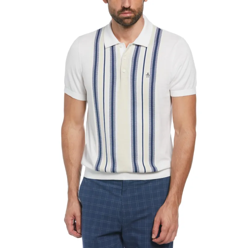 Vertical Stripe Sweater Polo sold by Original Penguin