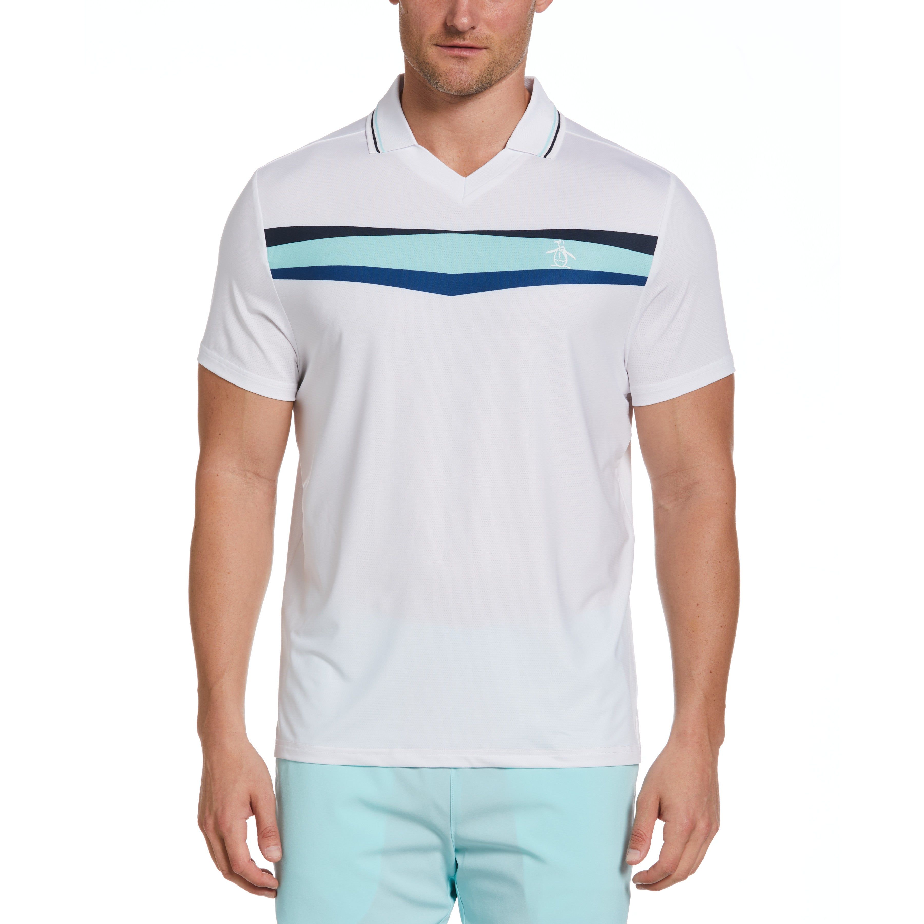 Performance Heritage Print Tennis Polo sold by Original Penguin
