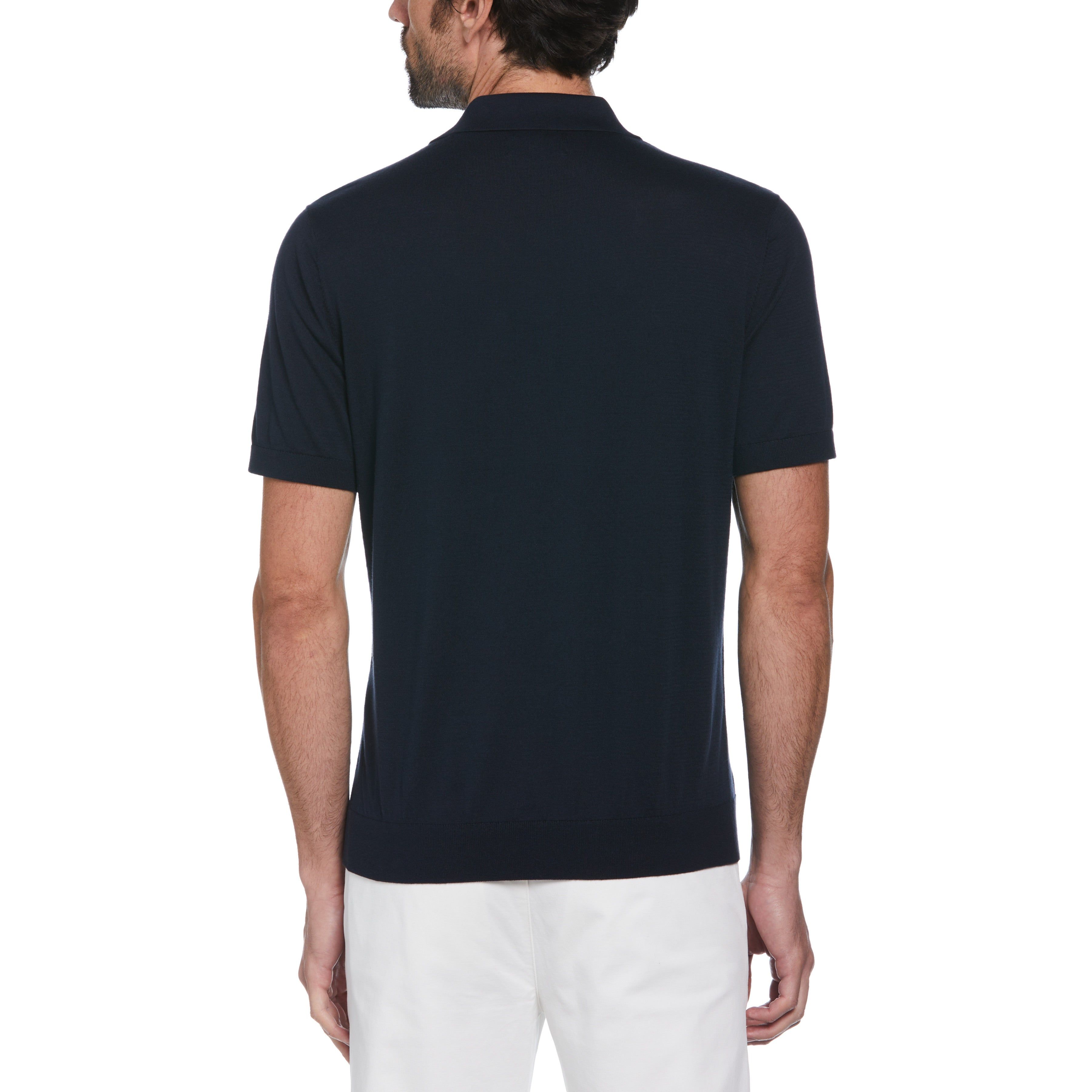 Textured Vertical Stripe Sweater Polo sold by Original Penguin product image thumbnail 2