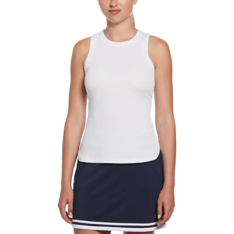 Women's Ribbed Tennis Tank Top sold by Original Penguin