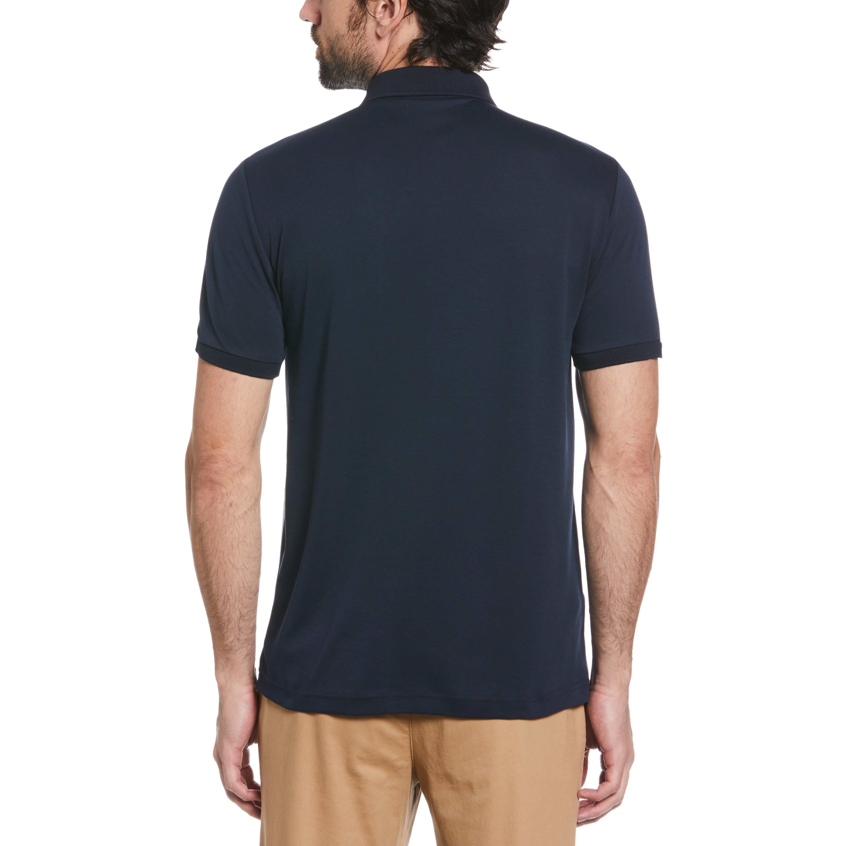 Vertical Stripe Organic Cotton Polo Shirt sold by Original Penguin product image thumbnail 2