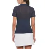 V-Neck Short Sleeve Golf Polo Shirt with Contrast Piping sold by Original Penguin