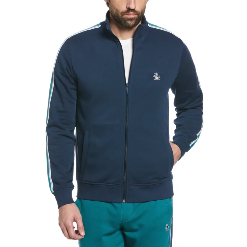 Fleece Side Tape Track Jacket sold by Original Penguin
