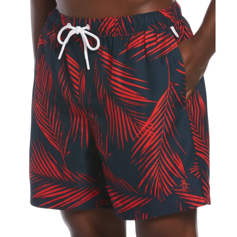 6" Leaf Print Swim Short sold by Original Penguin