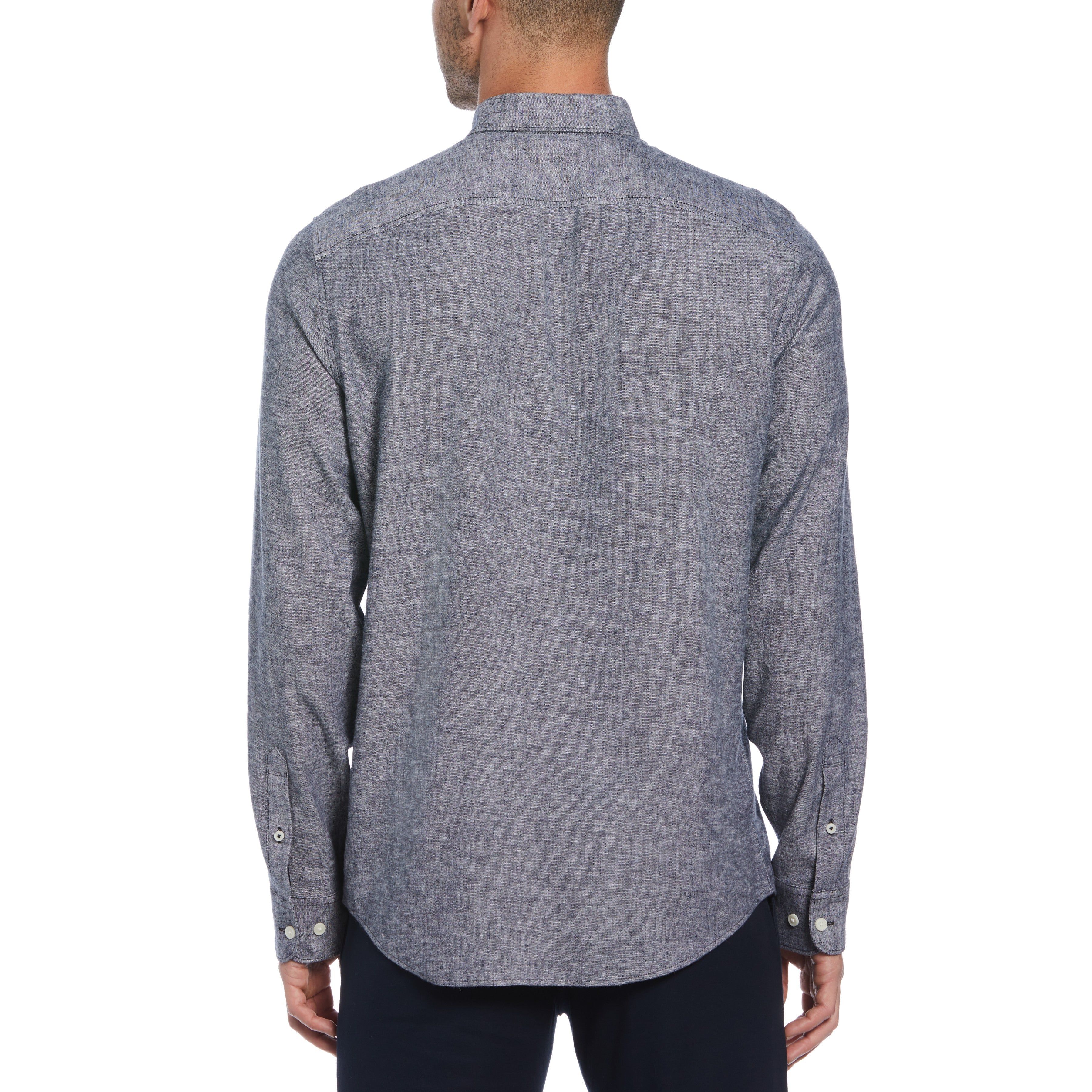 EcoVero™ Linen Blend Shirt sold by Original Penguin product image thumbnail 2