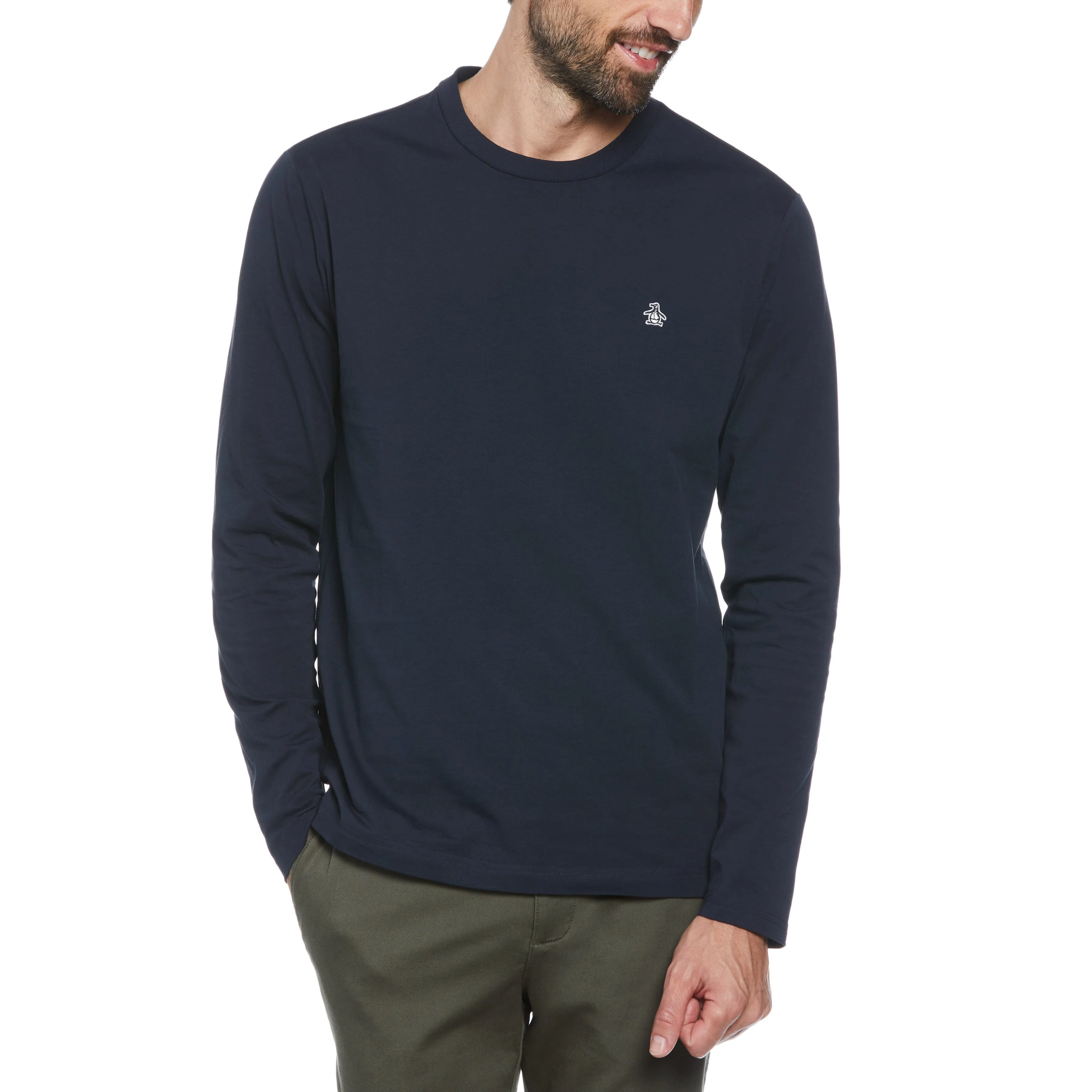 Cotton Crew Neck Tee sold by Original Penguin
