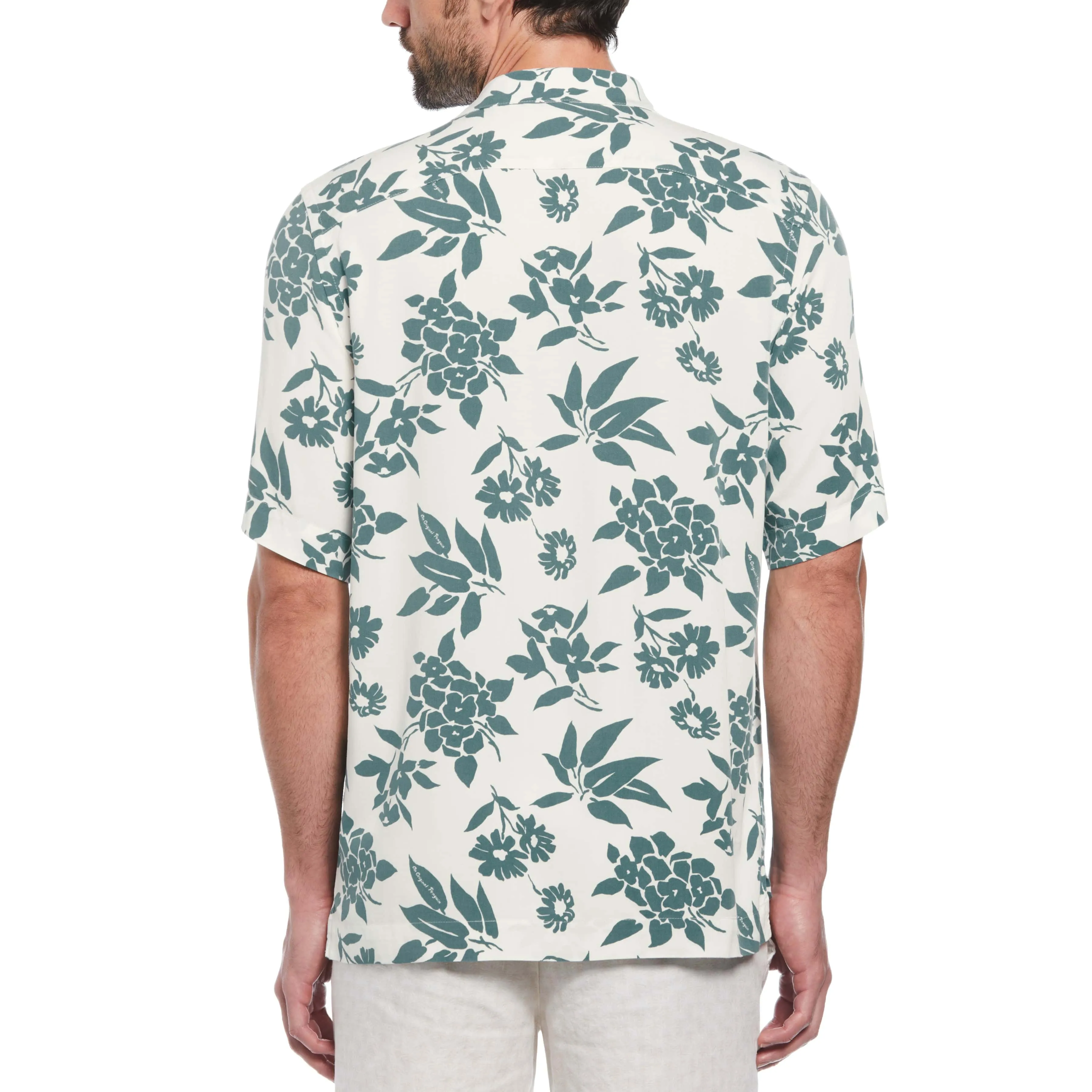 EcoVero™ Twill Floral Print Shirt sold by Original Penguin product image thumbnail 2