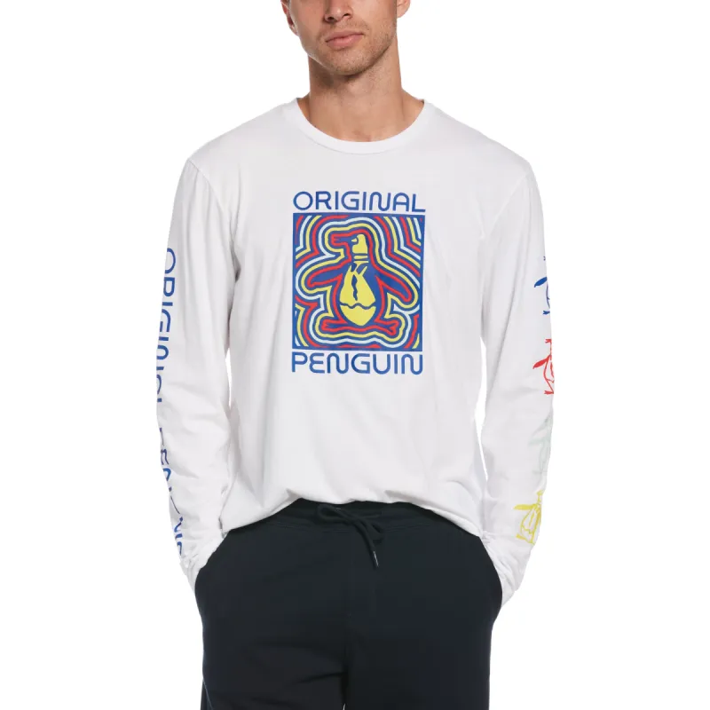 Knit Graphic Long Sleeve Tee sold by Original Penguin