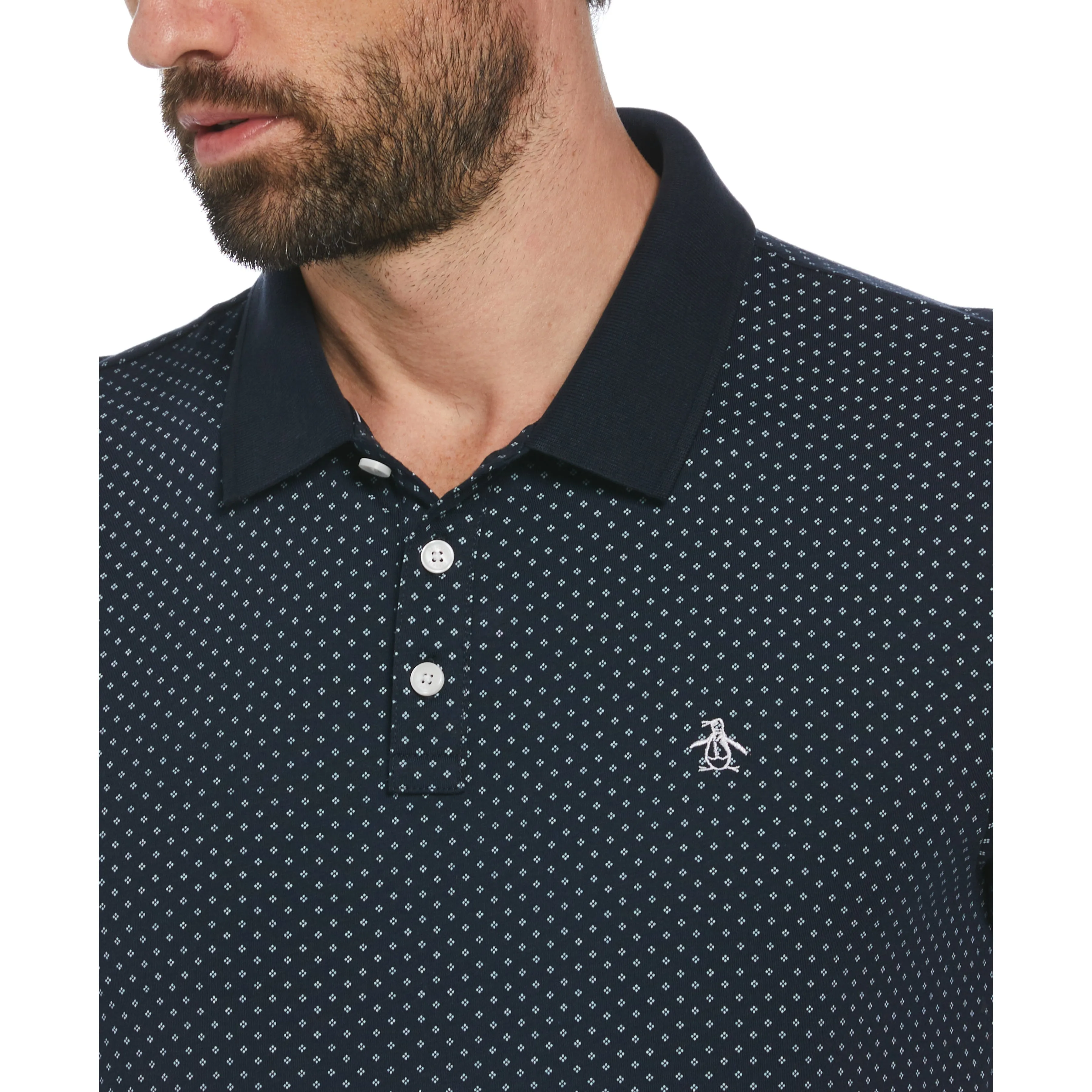 Ditsy Diamond Print Polo sold by Original Penguin product image thumbnail 3