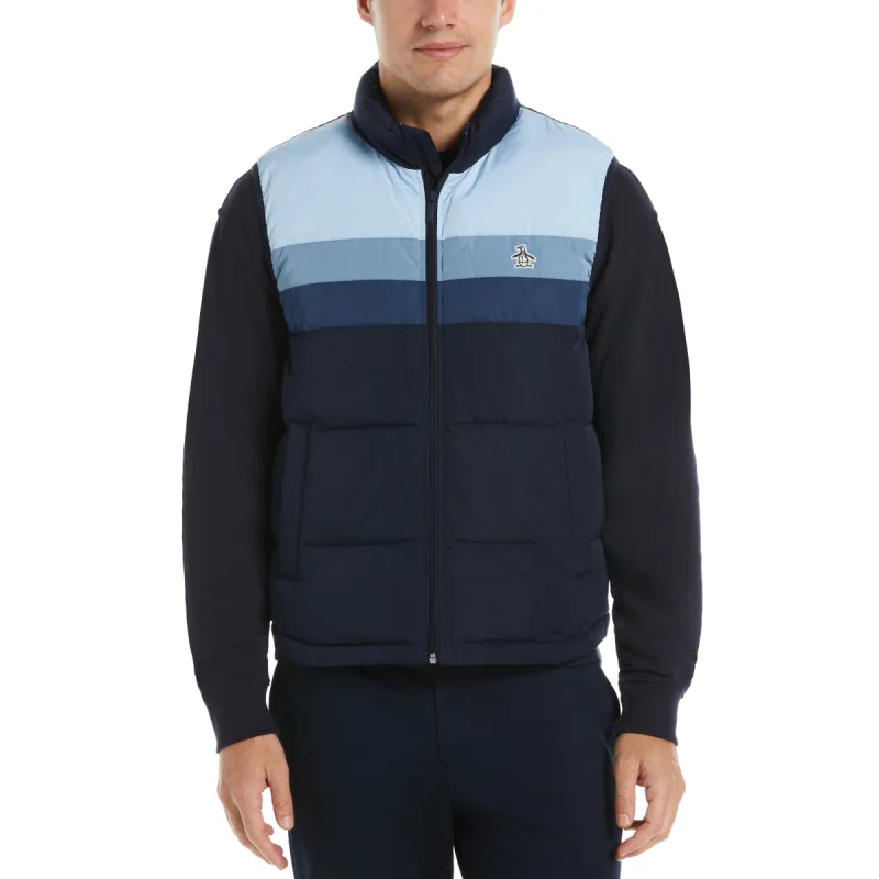 Color Block Puffer Vest sold by Original Penguin