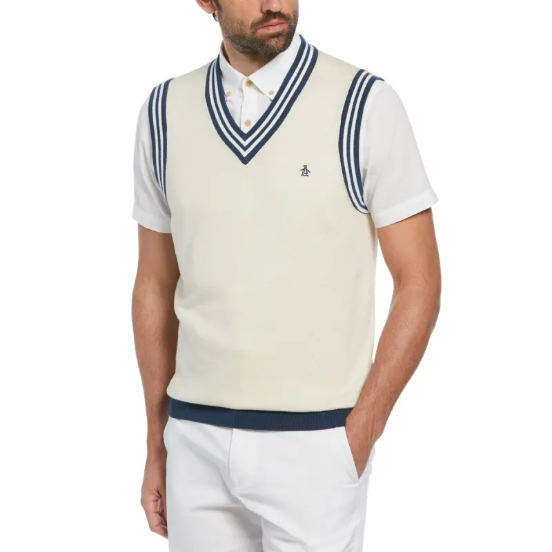 Tipped Sweater Vest sold by Original Penguin