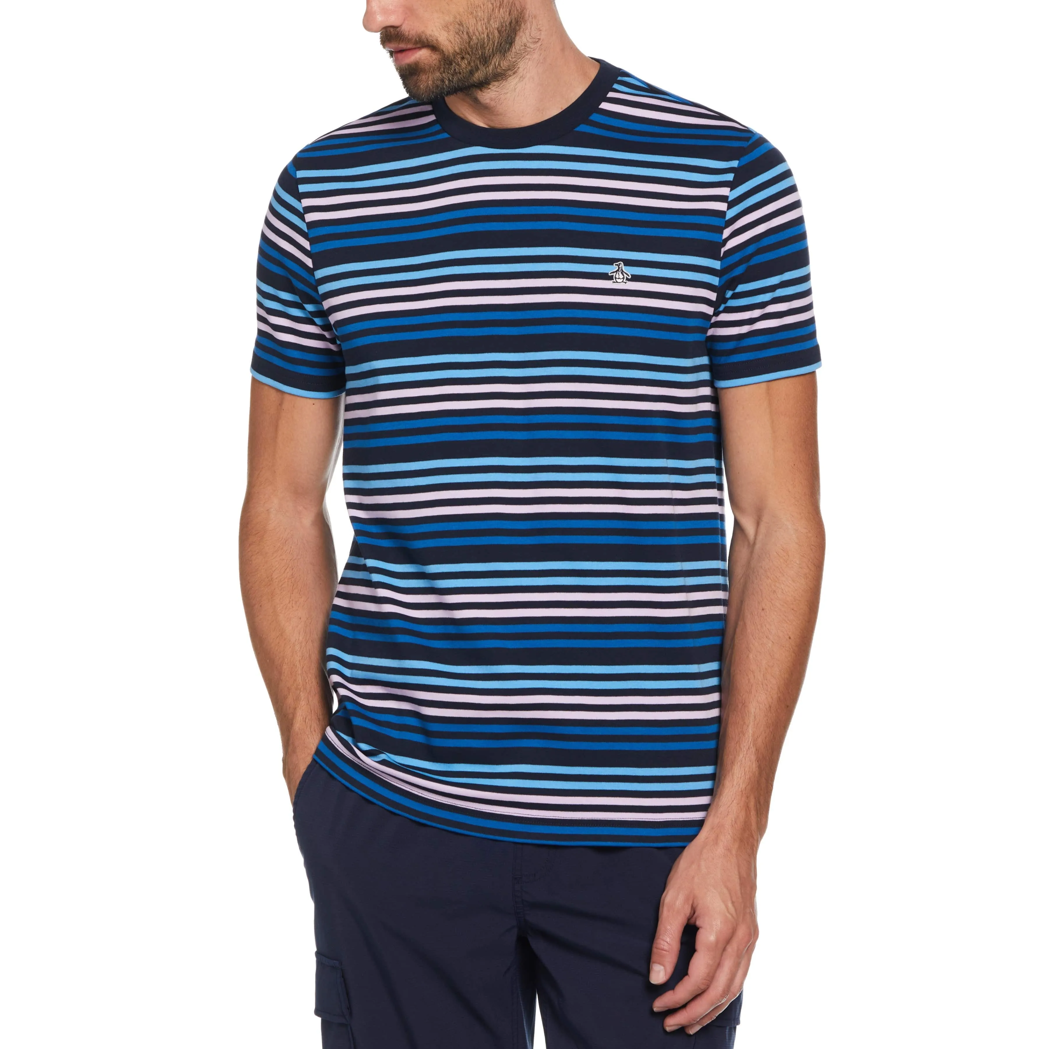 Interlock Engineering Striped Tee sold by Original Penguin