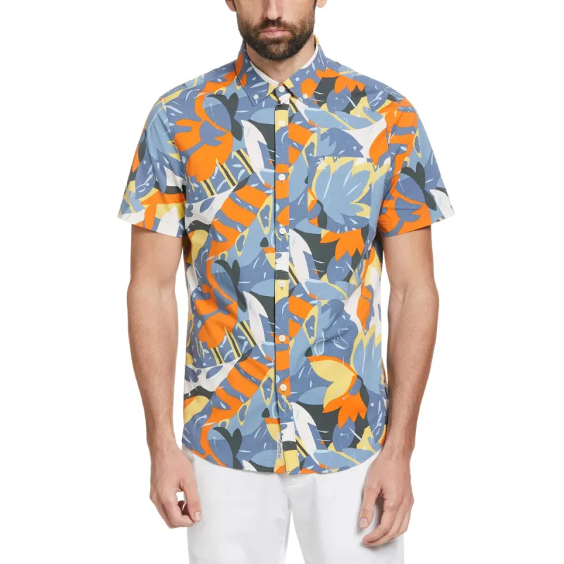 Ecovero™ Floral Print Shirt sold by Original Penguin