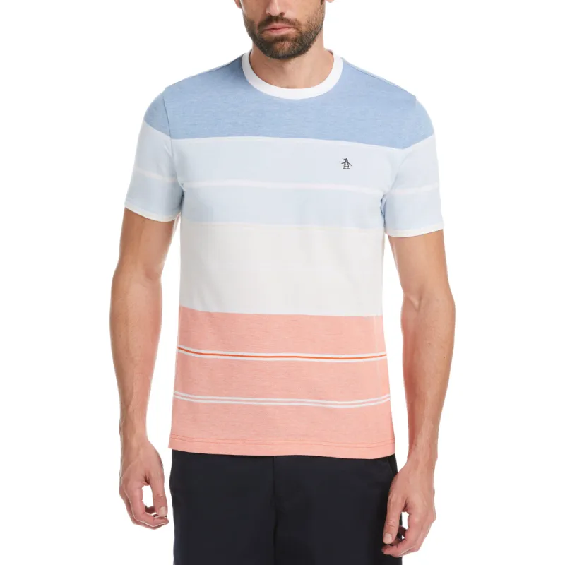 Cotton Pique Gradient Striped Tee sold by Original Penguin