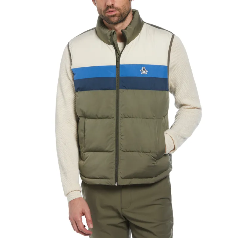 Color Block Puffer Vest sold by Original Penguin