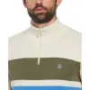 Chest Stripe 1/4 Zip Sweater sold by Original Penguin