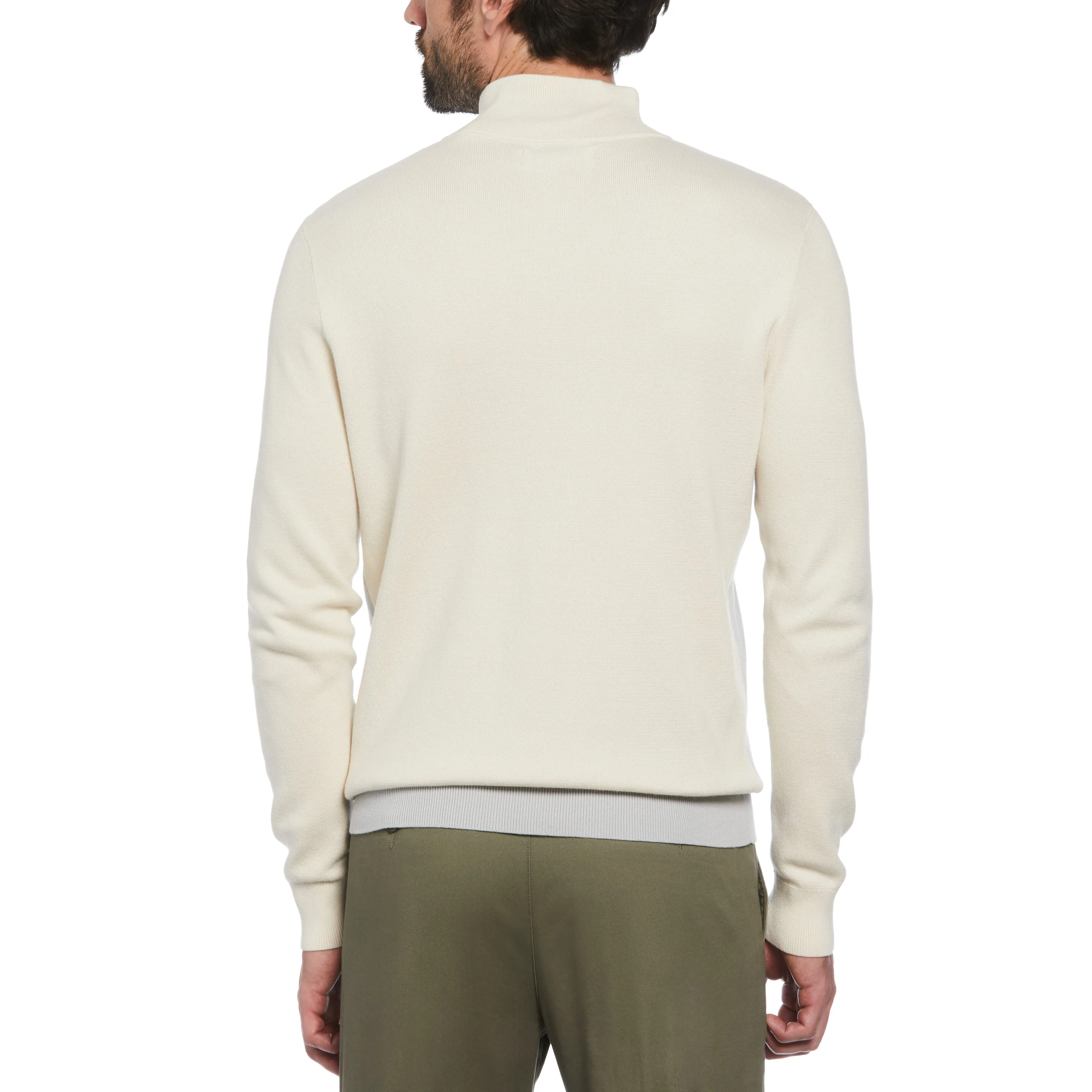 Chest Stripe Quarter Zip Sweater sold by Original Penguin product image thumbnail 2