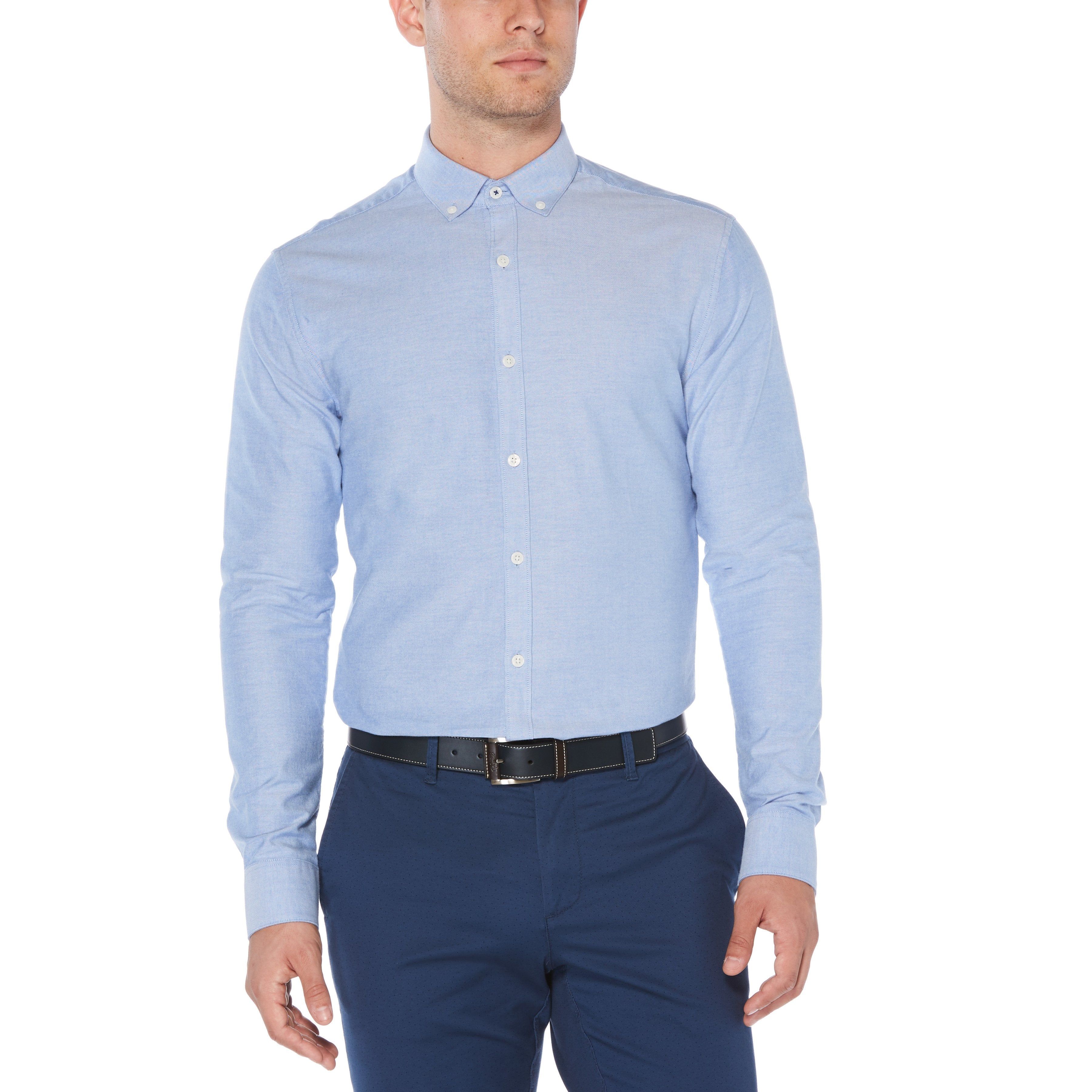 Light Blue Solid Dress Shirt sold by Original Penguin