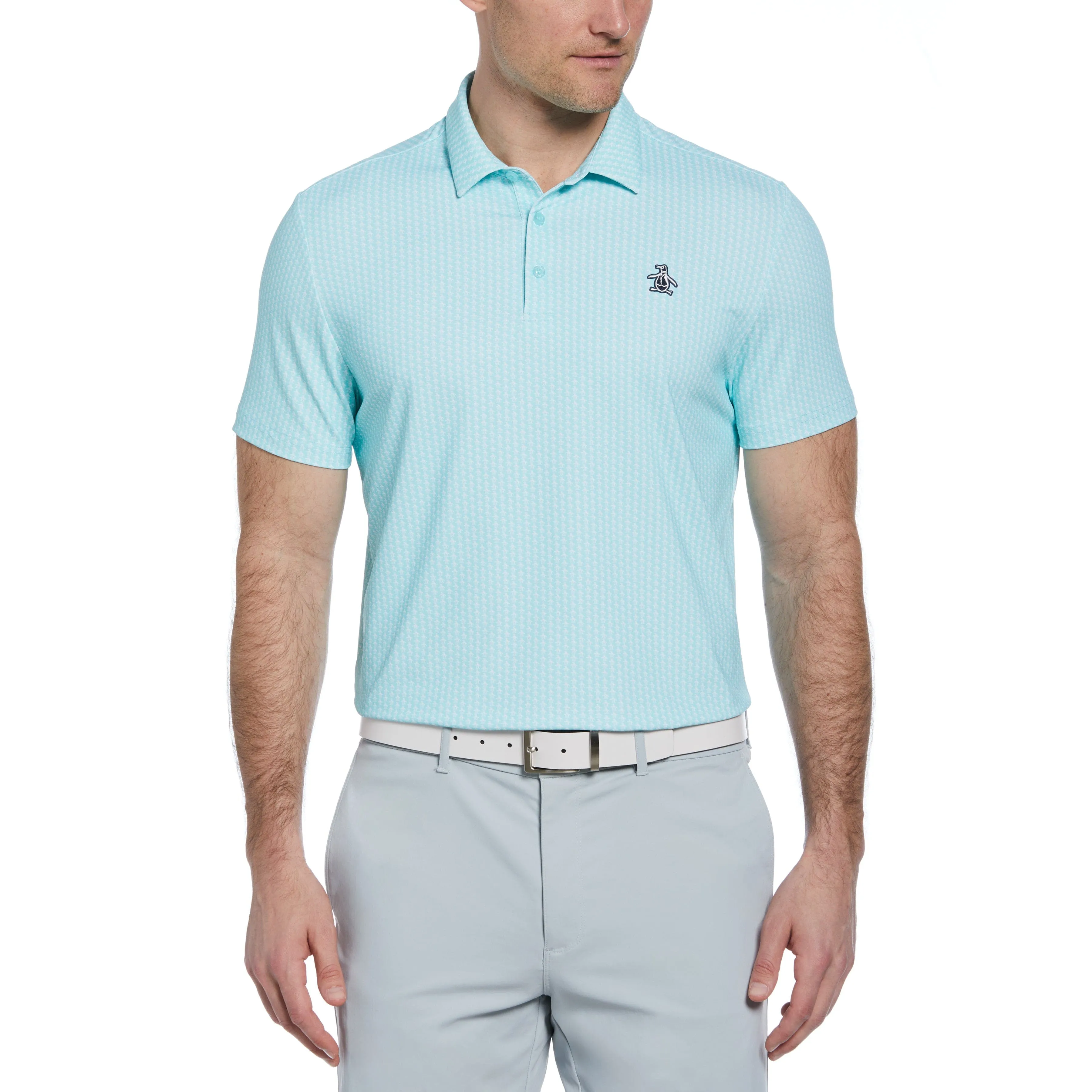 Allover Pete Print Golf Polo sold by Original Penguin