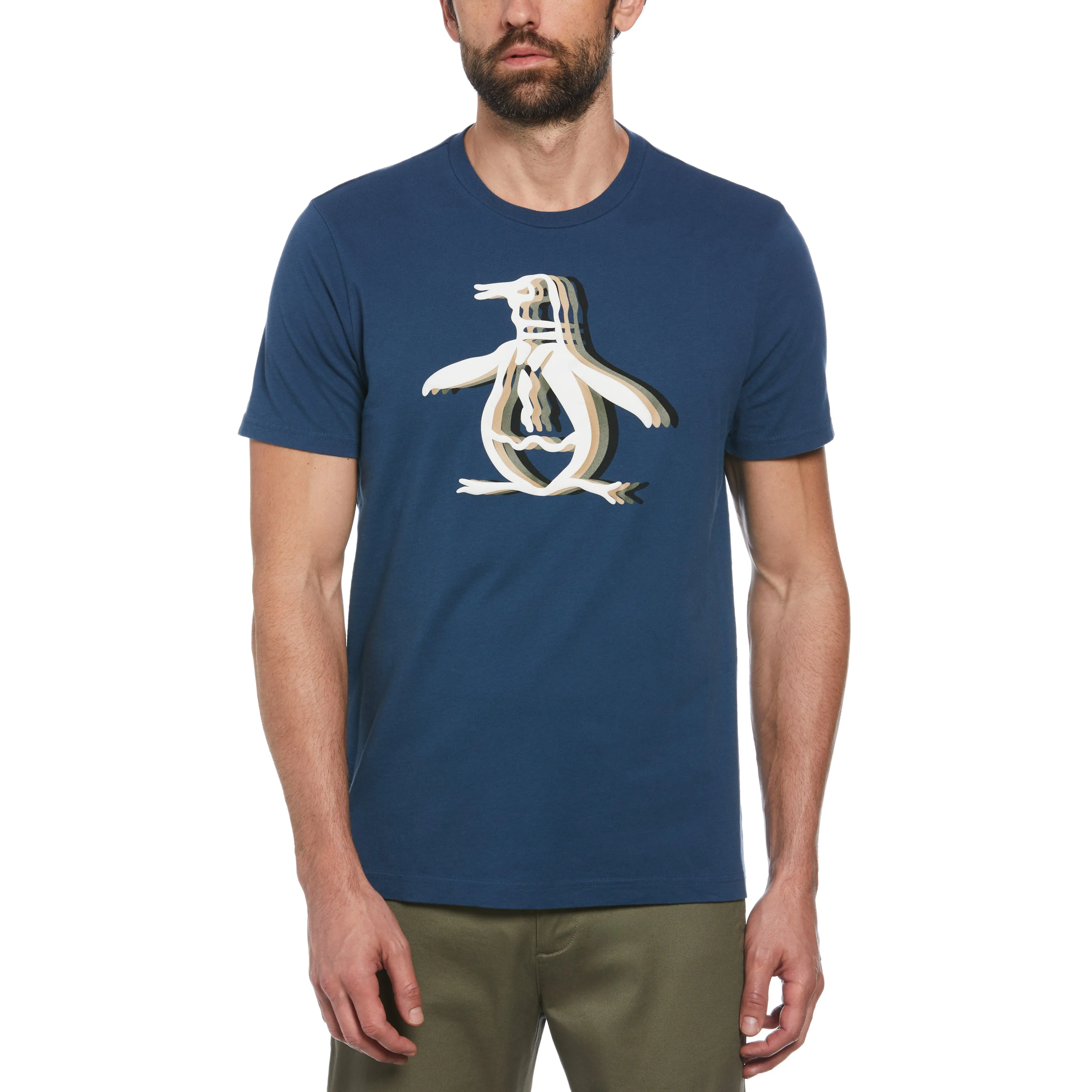 4D Pete Graphic Print Tee sold by Original Penguin