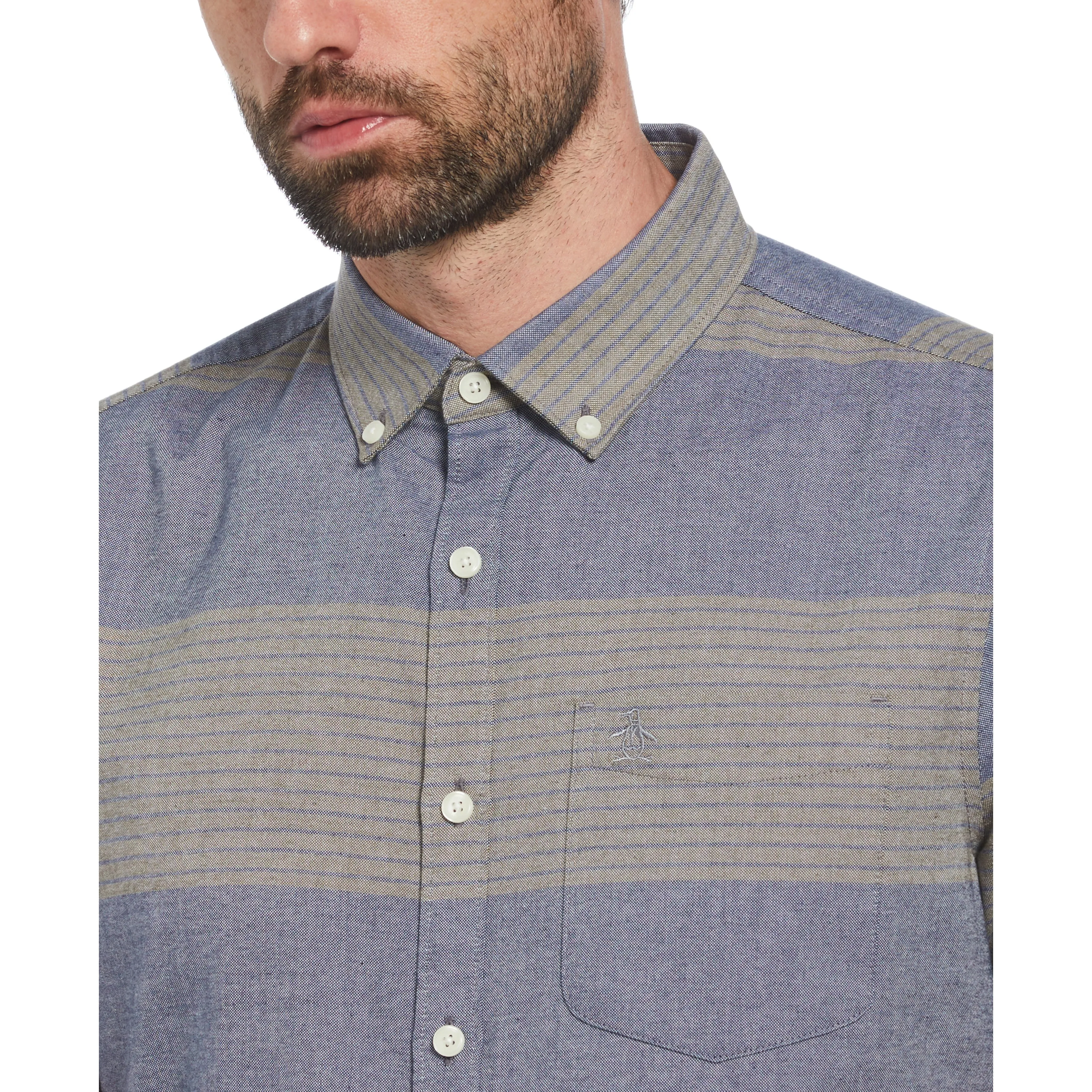 Stripe Oxford Shirt sold by Original Penguin product image thumbnail 3