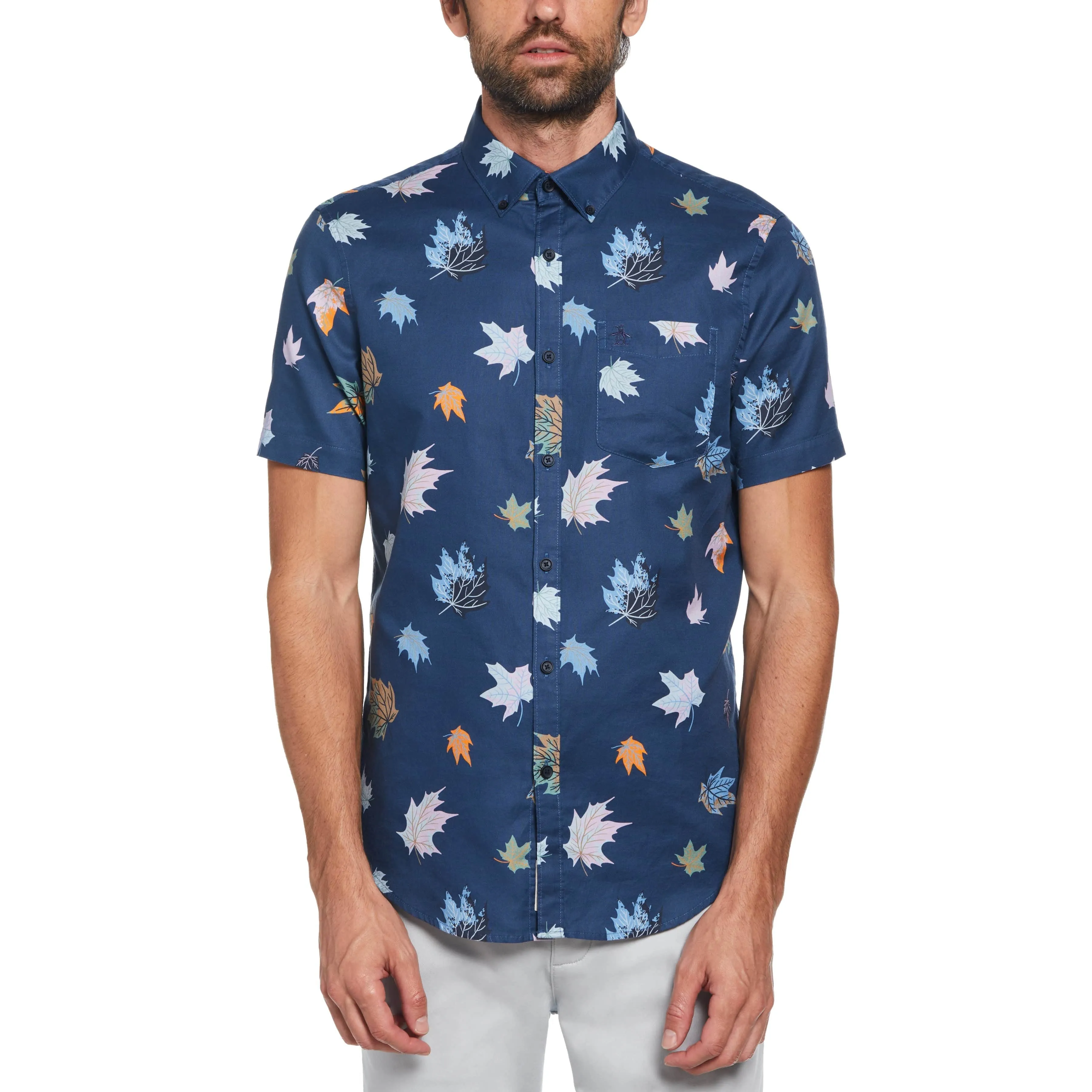 Maple Leaves Print Shirt sold by Original Penguin product image thumbnail 2