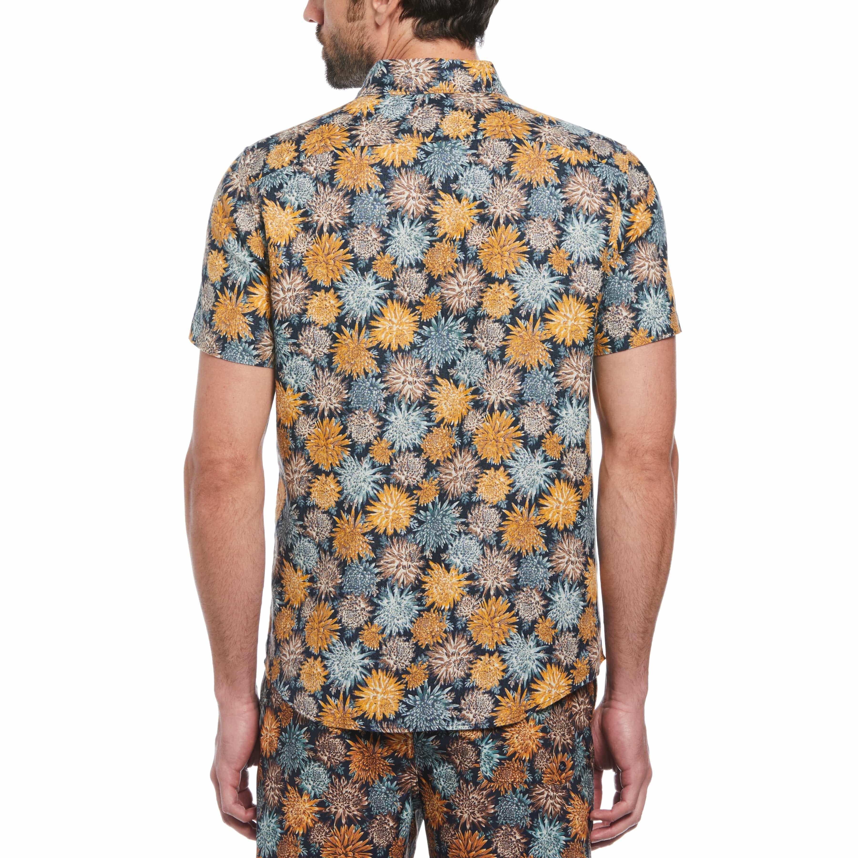 Linen Floral Print Button-Down Shirt sold by Original Penguin product image thumbnail 2