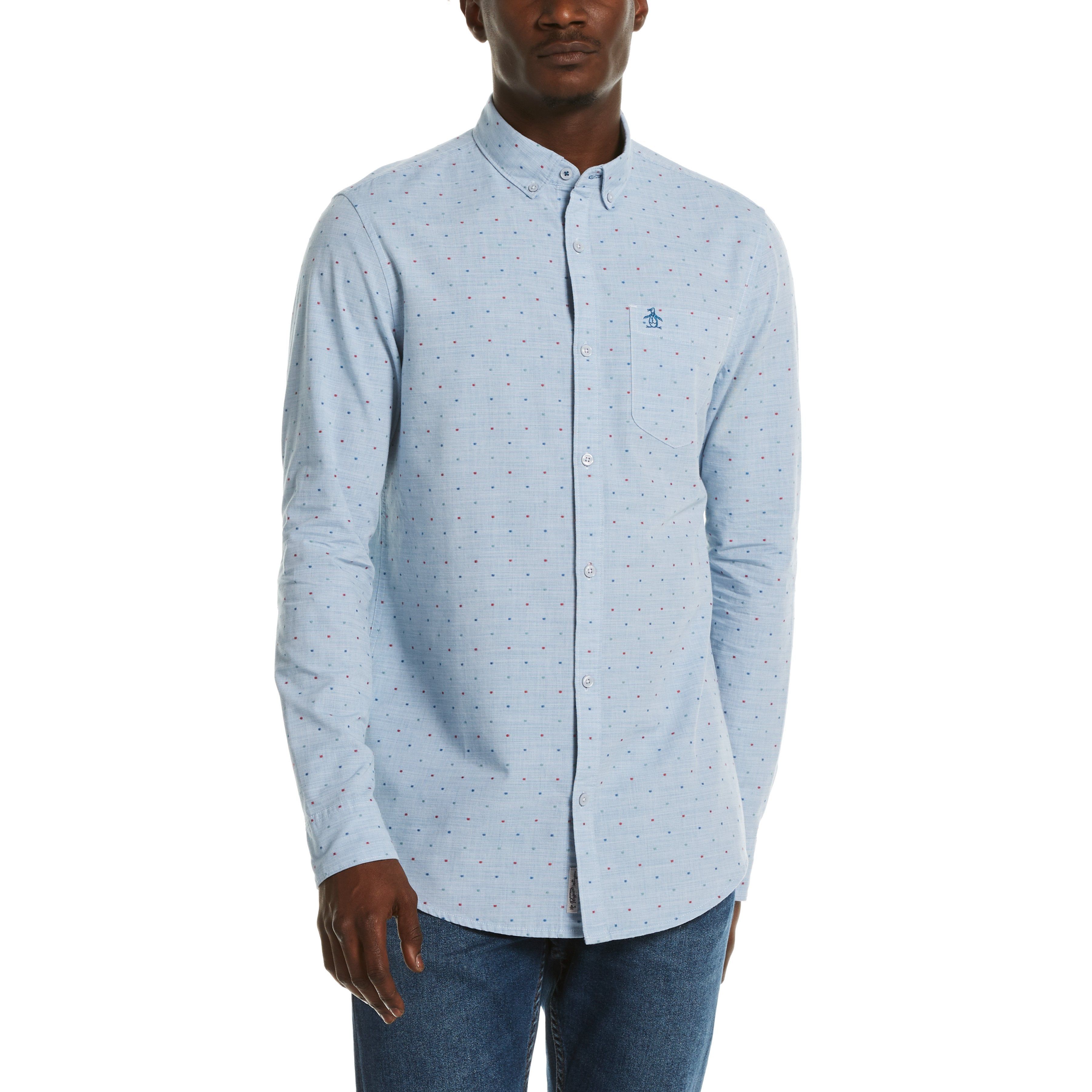 Dobby Dot Woven Shirt sold by Original Penguin