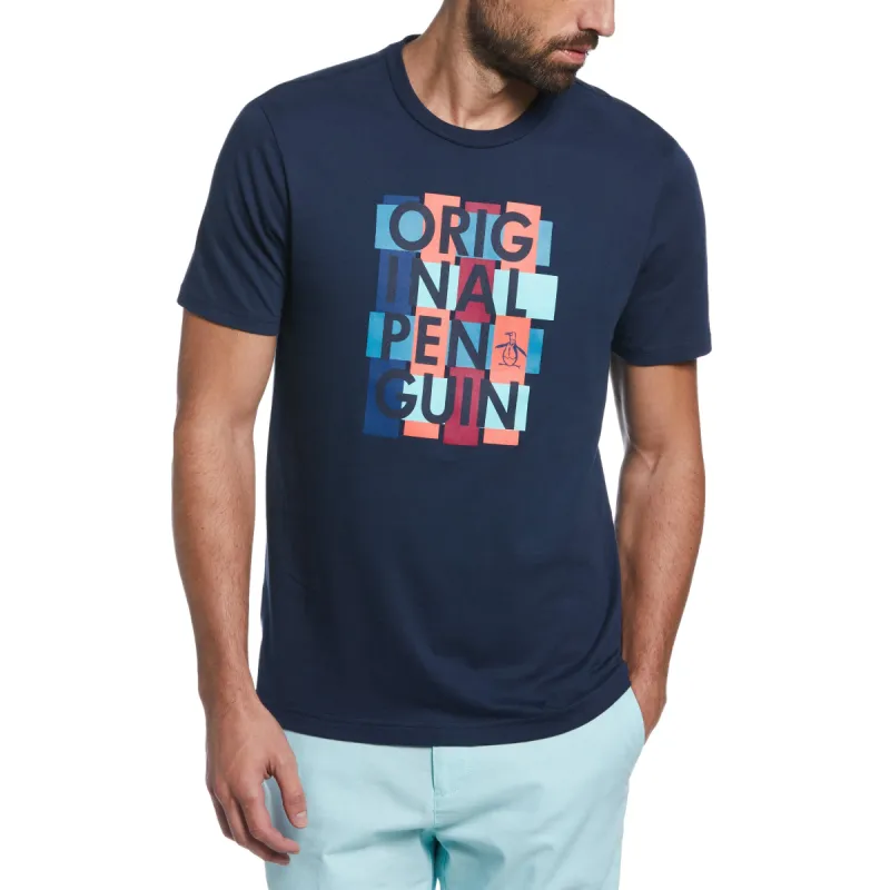 Logo Weave Print Tee sold by Original Penguin