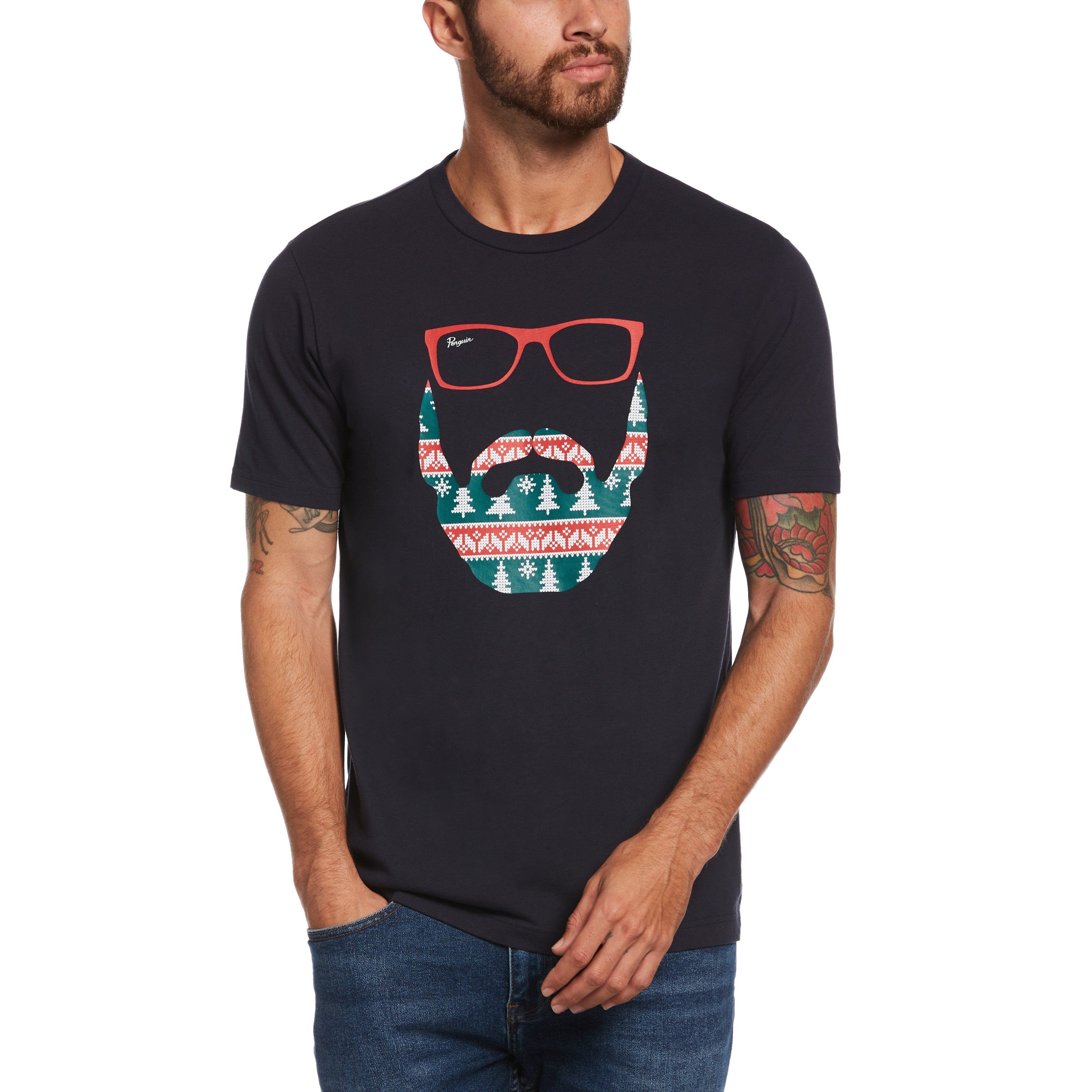 Holiday Beard Tee sold by Original Penguin