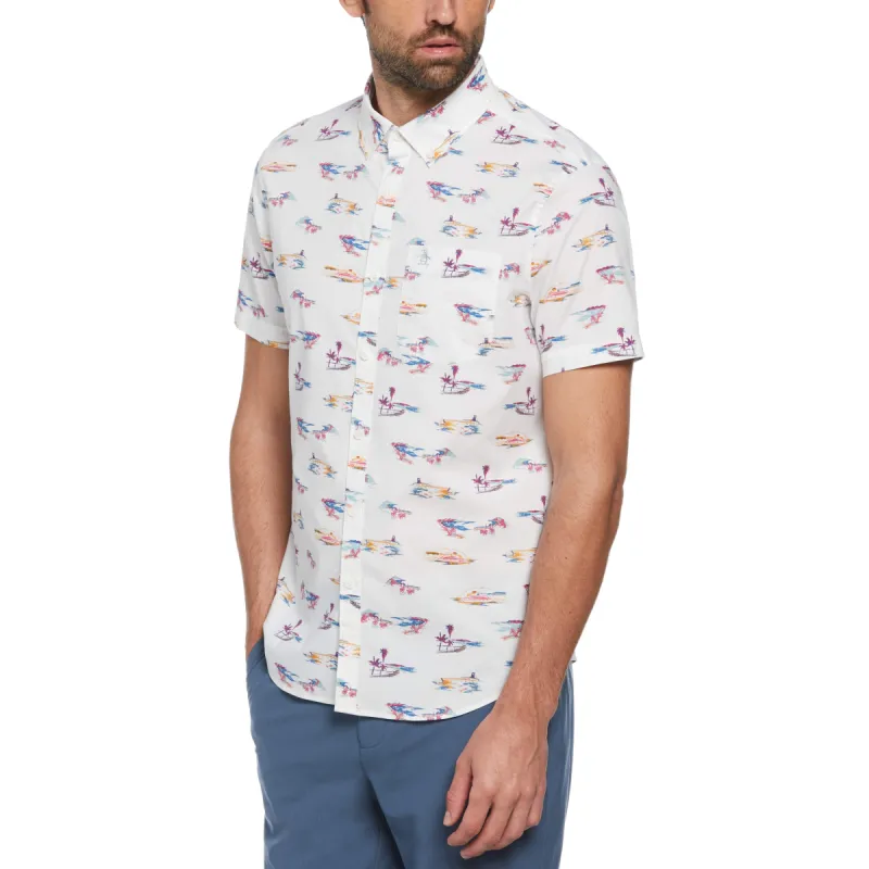 St. Tropez Print Shirt sold by Original Penguin