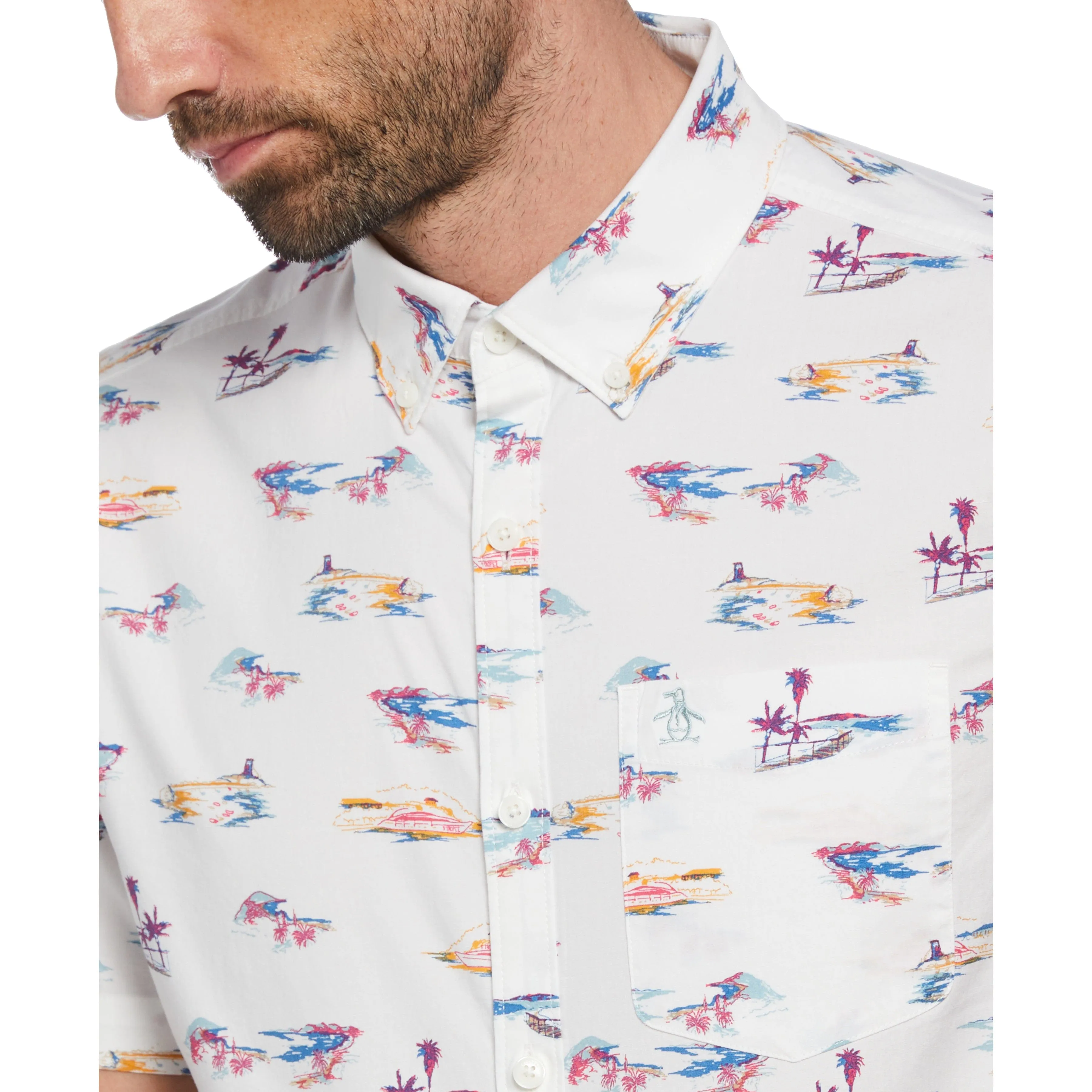 St. Tropez Print Shirt sold by Original Penguin product image thumbnail 3