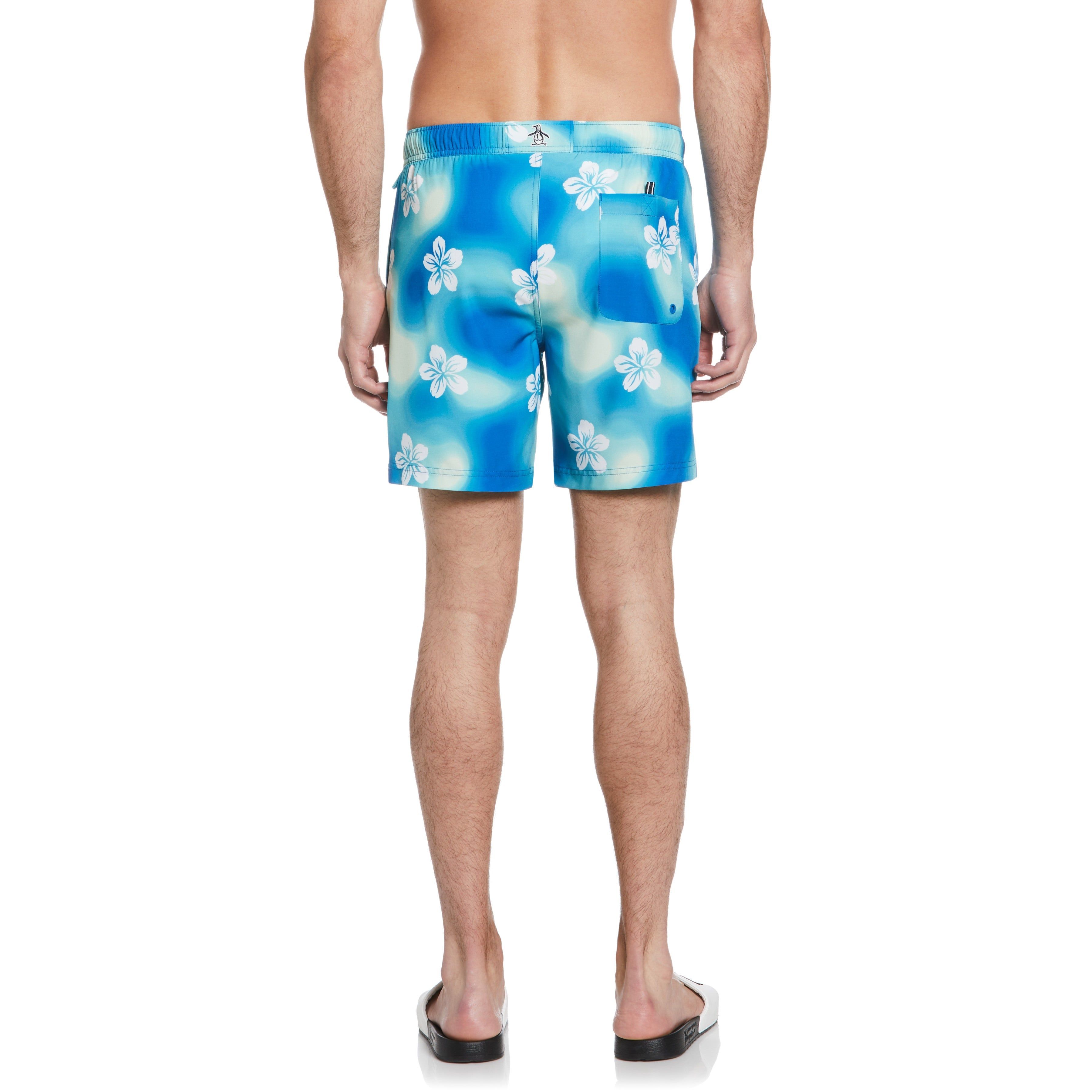 Watercolor Floral Print Swim Short sold by Original Penguin product image thumbnail 2