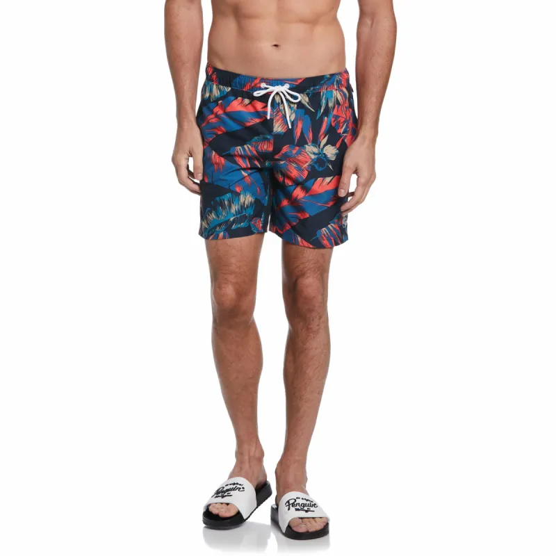 Leaf Print Swim Short sold by Original Penguin