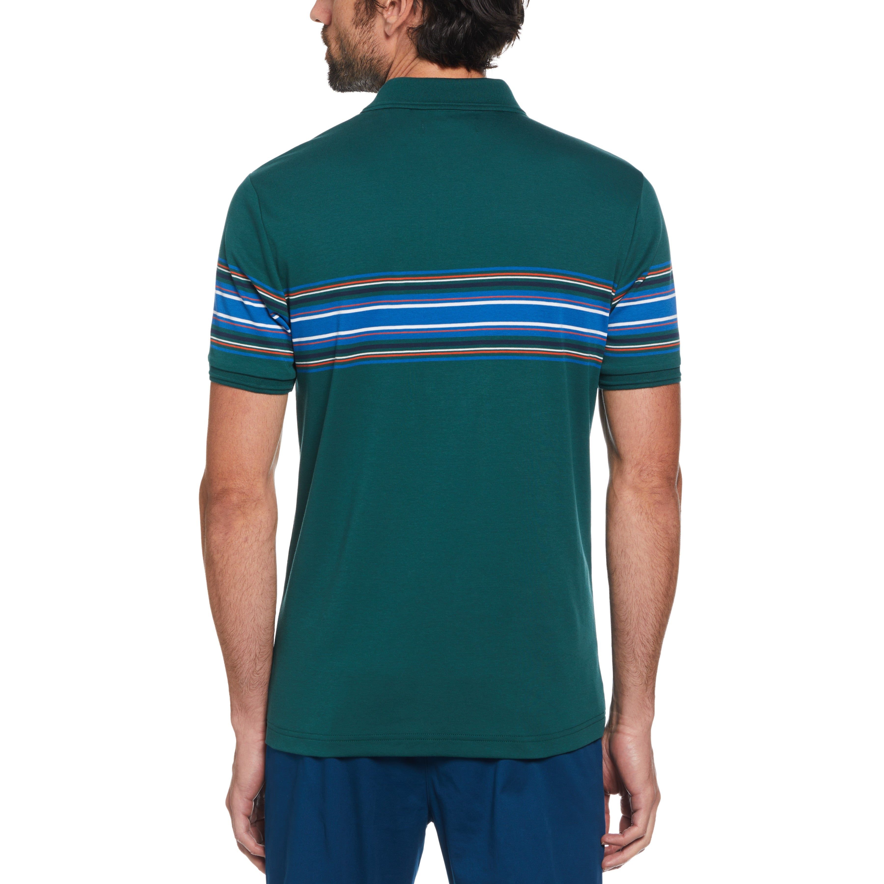 Chest Stripe Interlock Polo sold by Original Penguin product image thumbnail 2