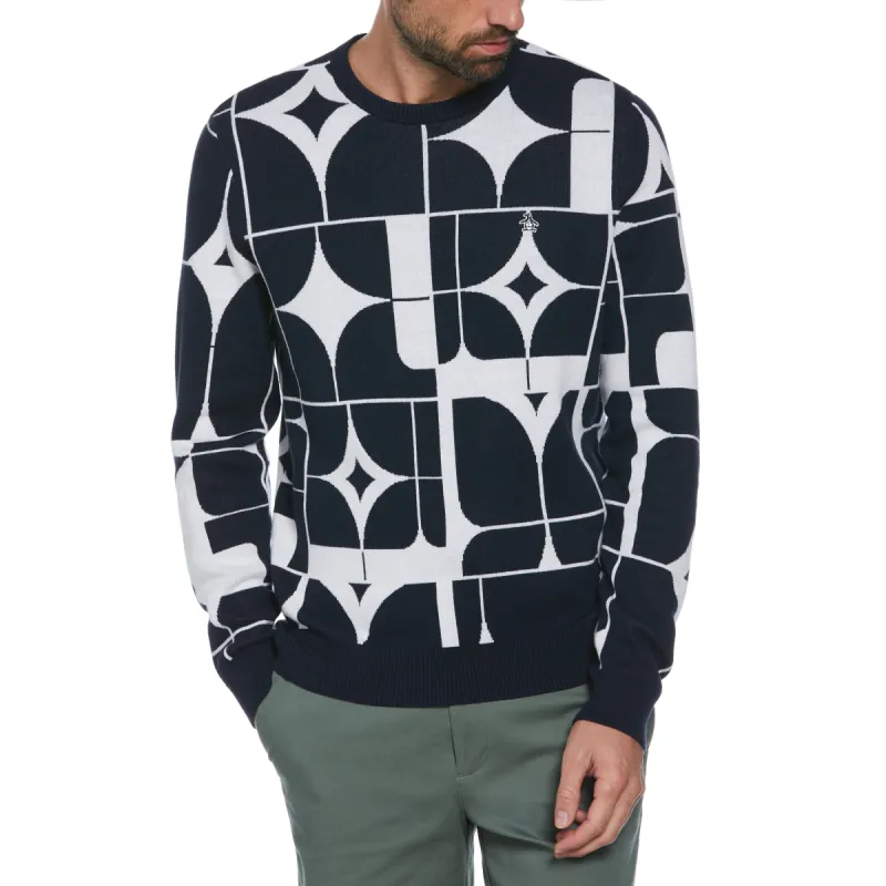 Geo Logo Sweater made by Original Penguin