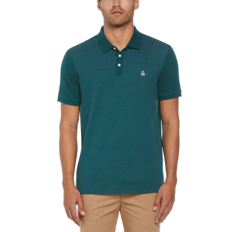 Jacquard Front Polo sold by Original Penguin