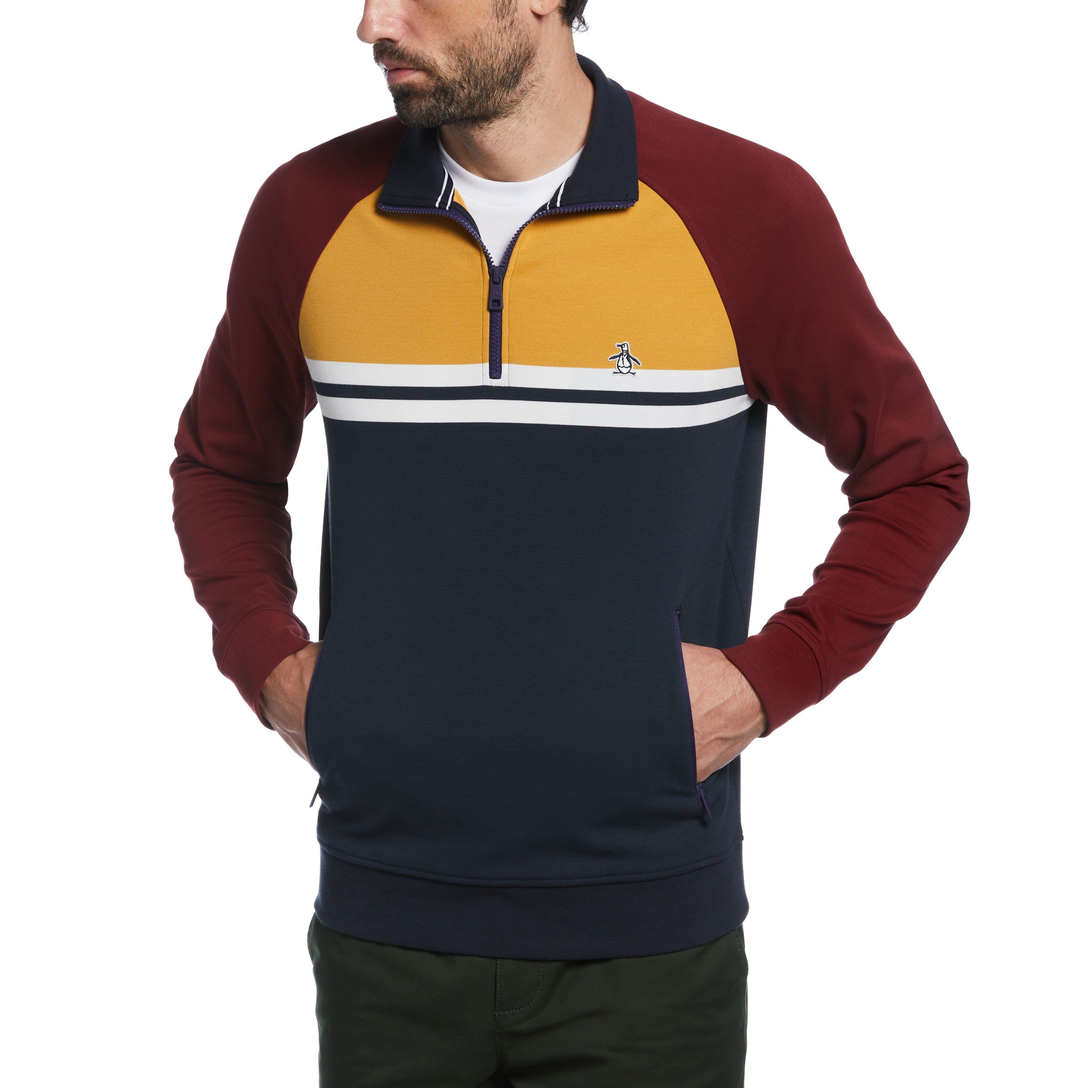 1/4 Zip Color Block Jacket sold by Original Penguin