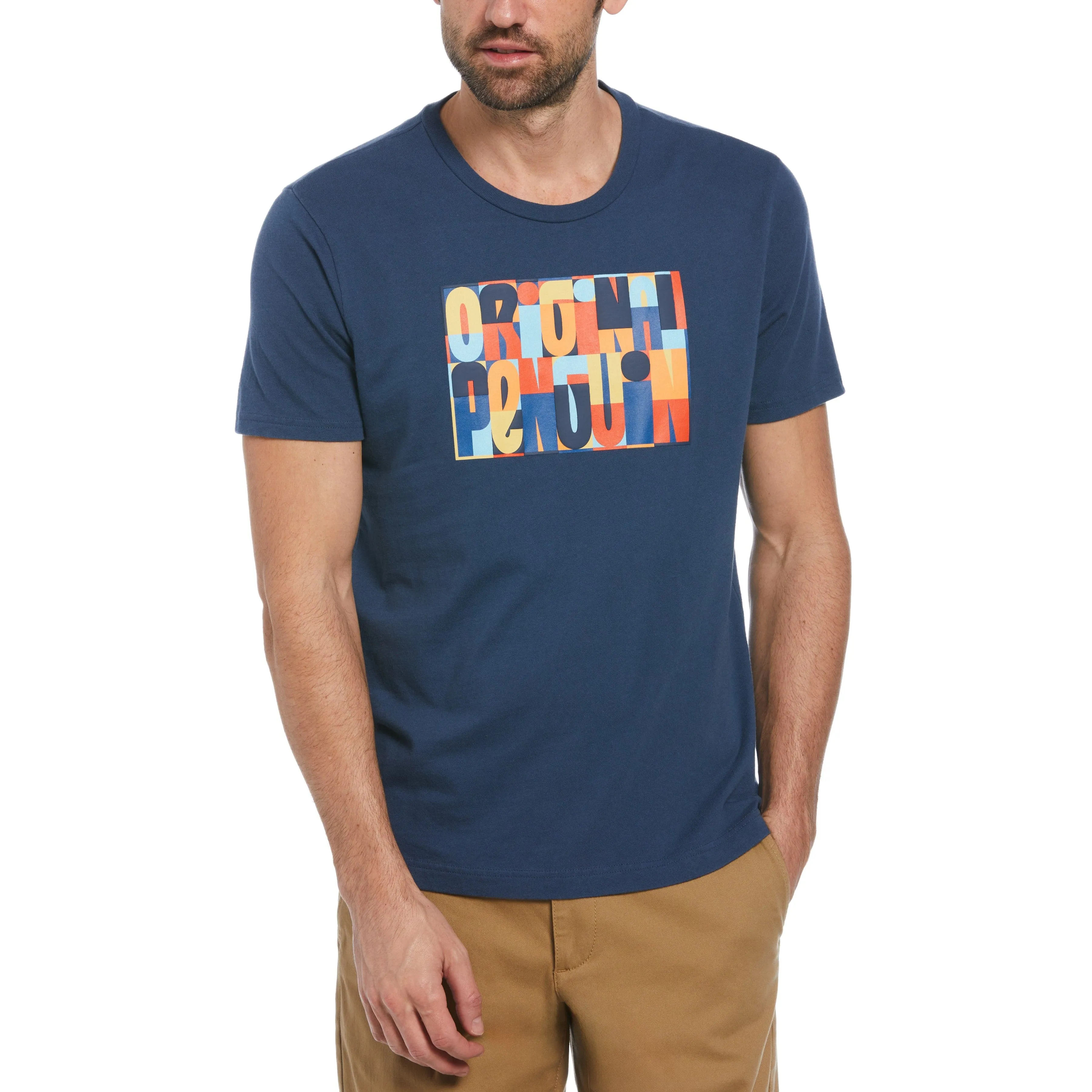 Jersey Multi Color Logo Graphic Tee sold by Original Penguin