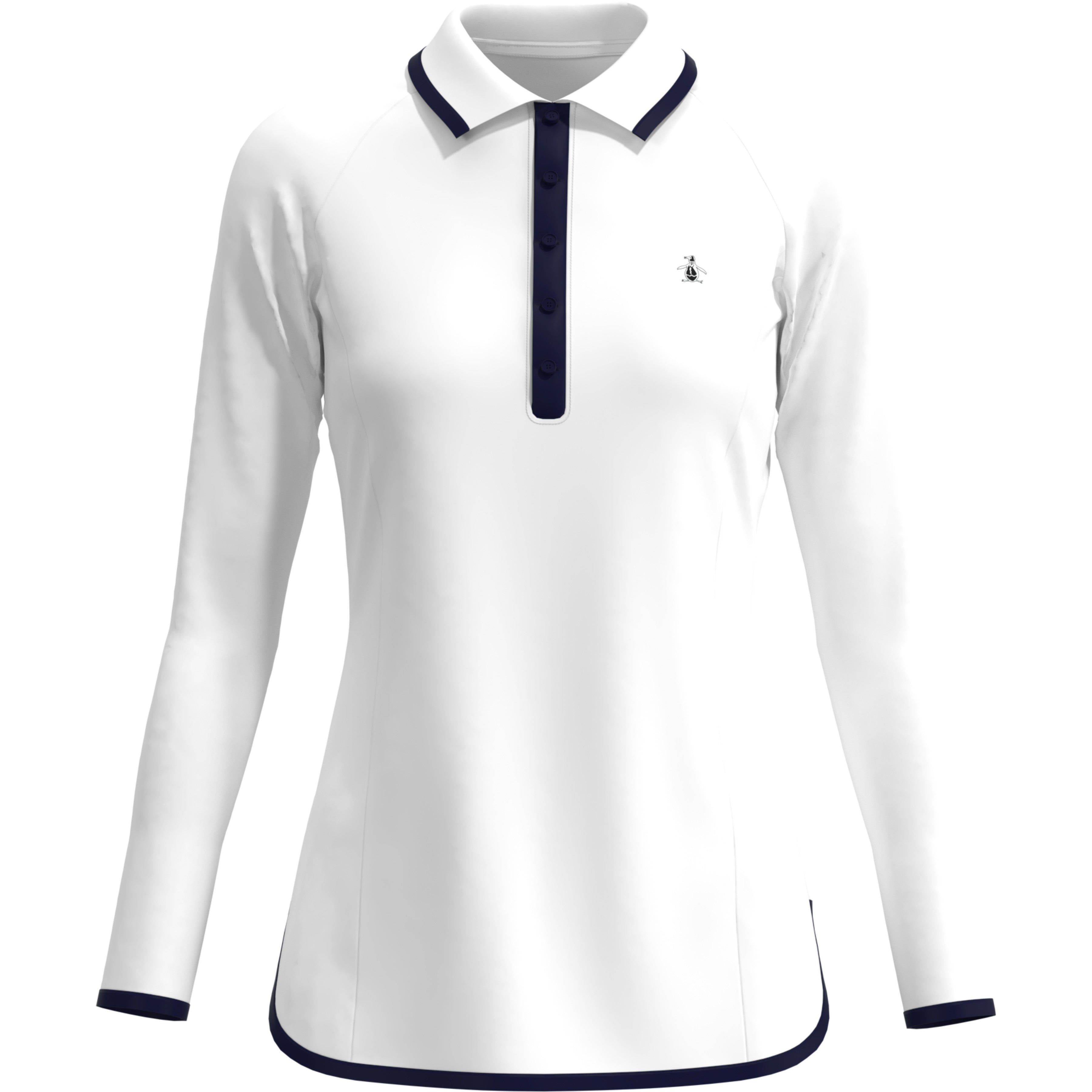 Women's Contrast Rounded Hem Golf Polo sold by Original Penguin