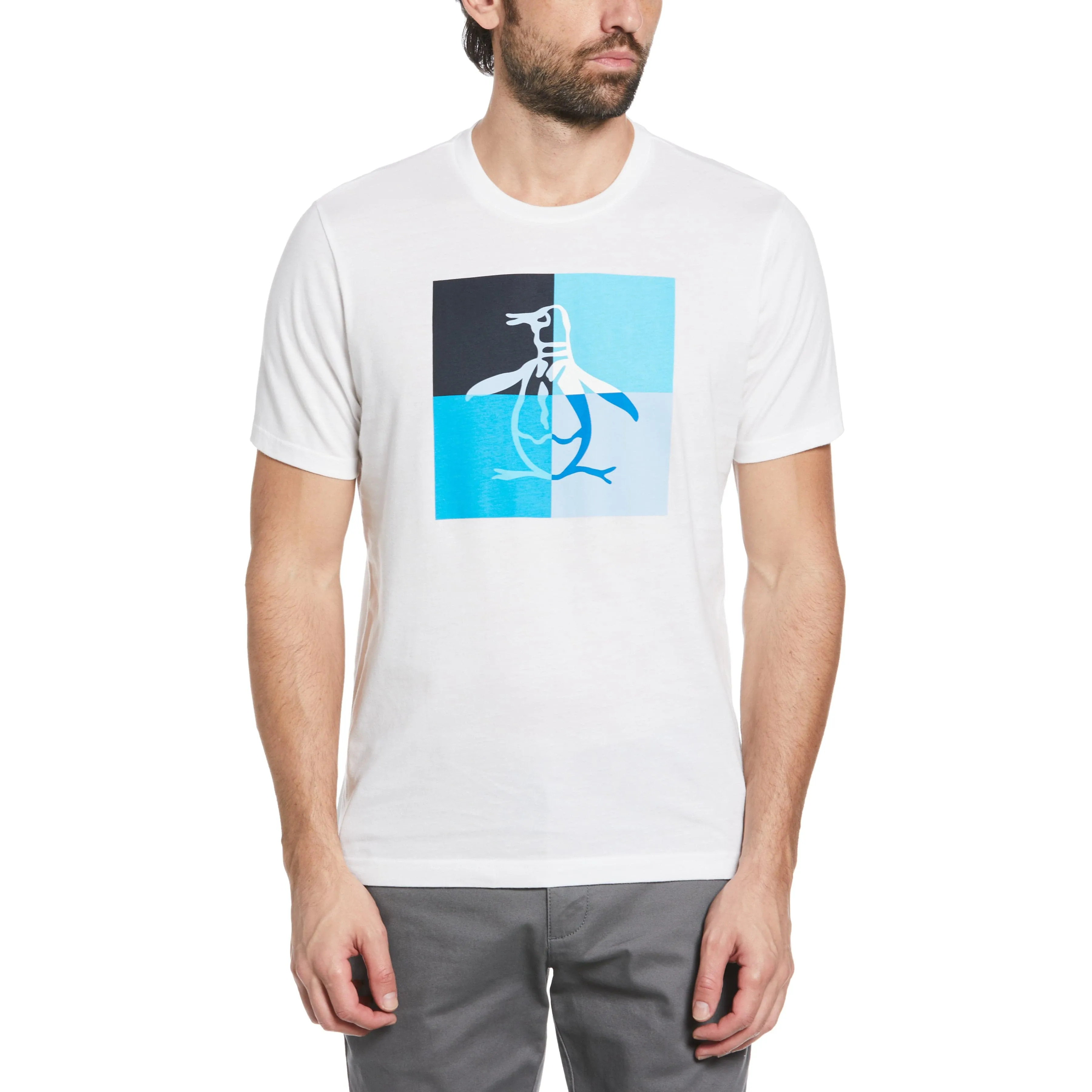 Square Color Block Pete Tee sold by Original Penguin